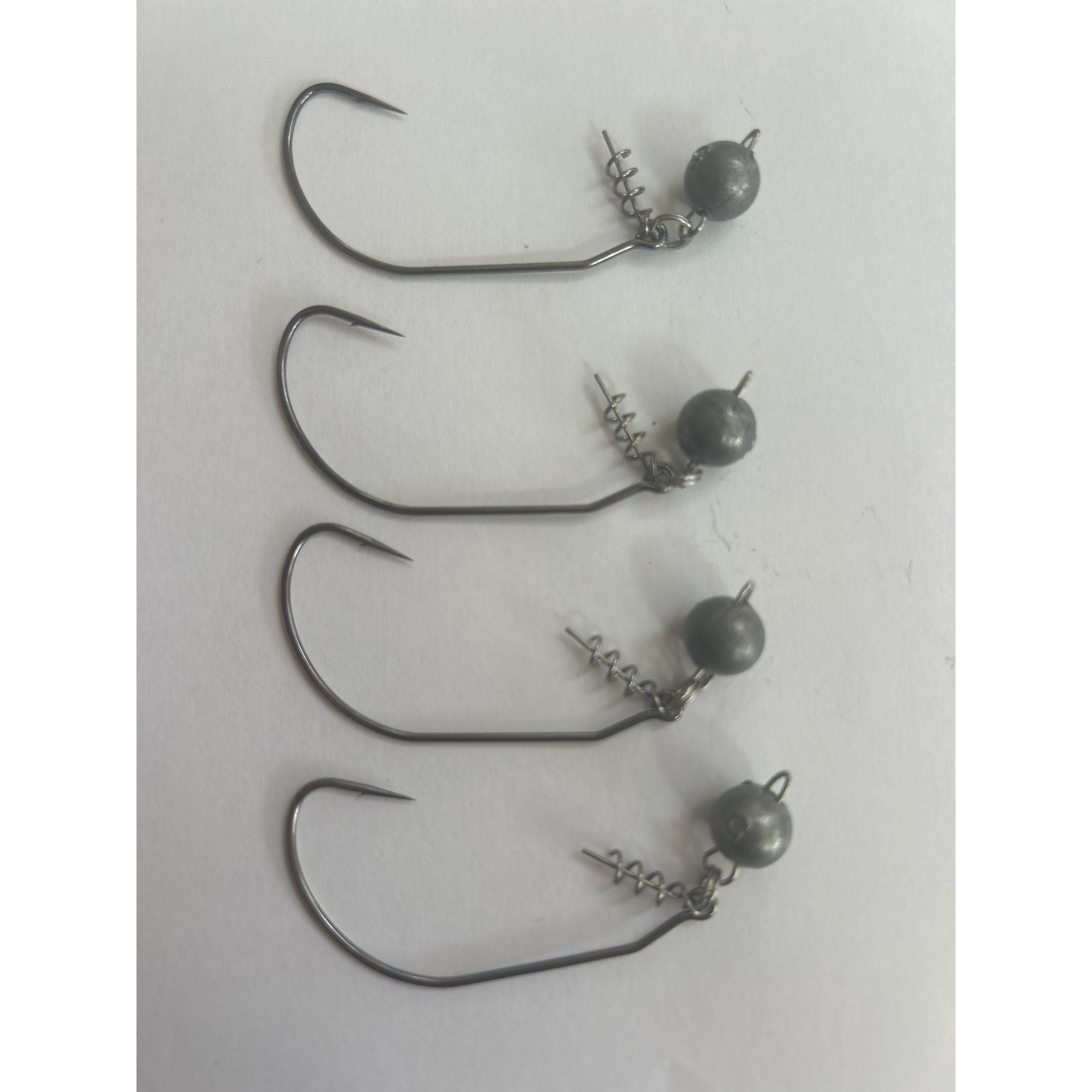 Twistlock Weedless Weighted Ball/Cheb Bass Hooks