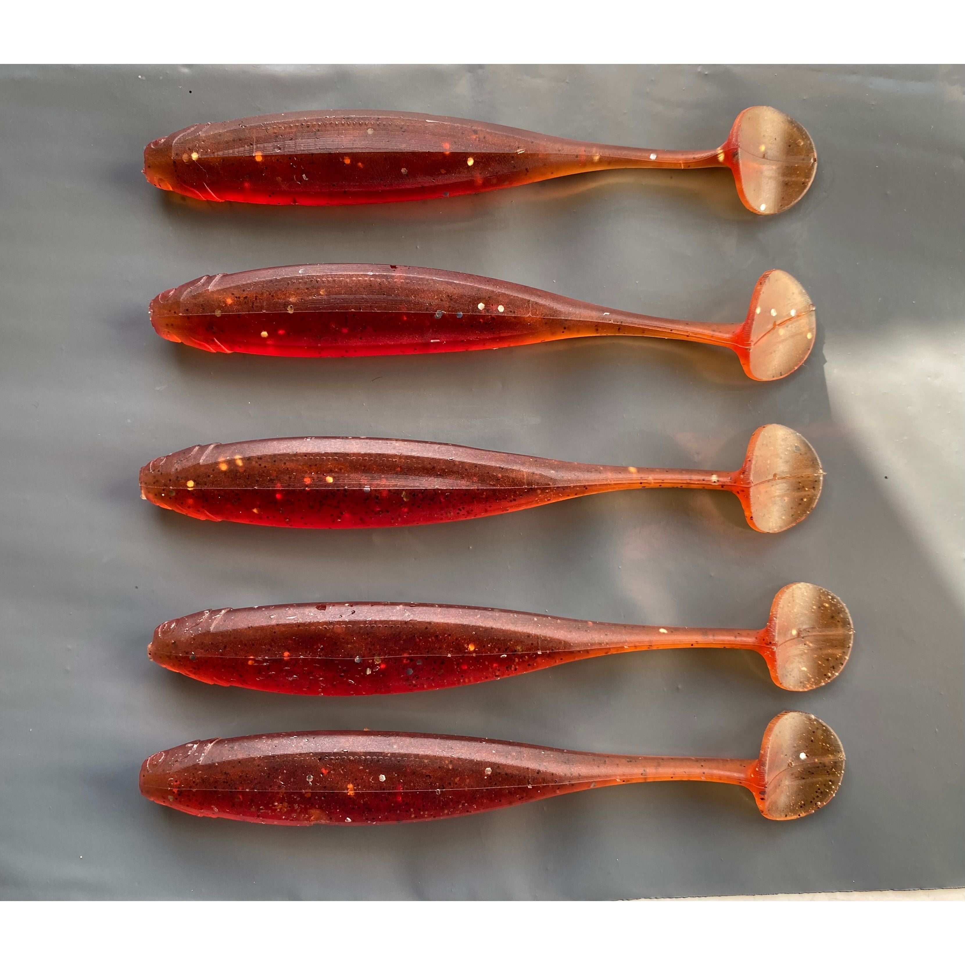 4.5” Handmade Cornish Shads Bass Lure Sets