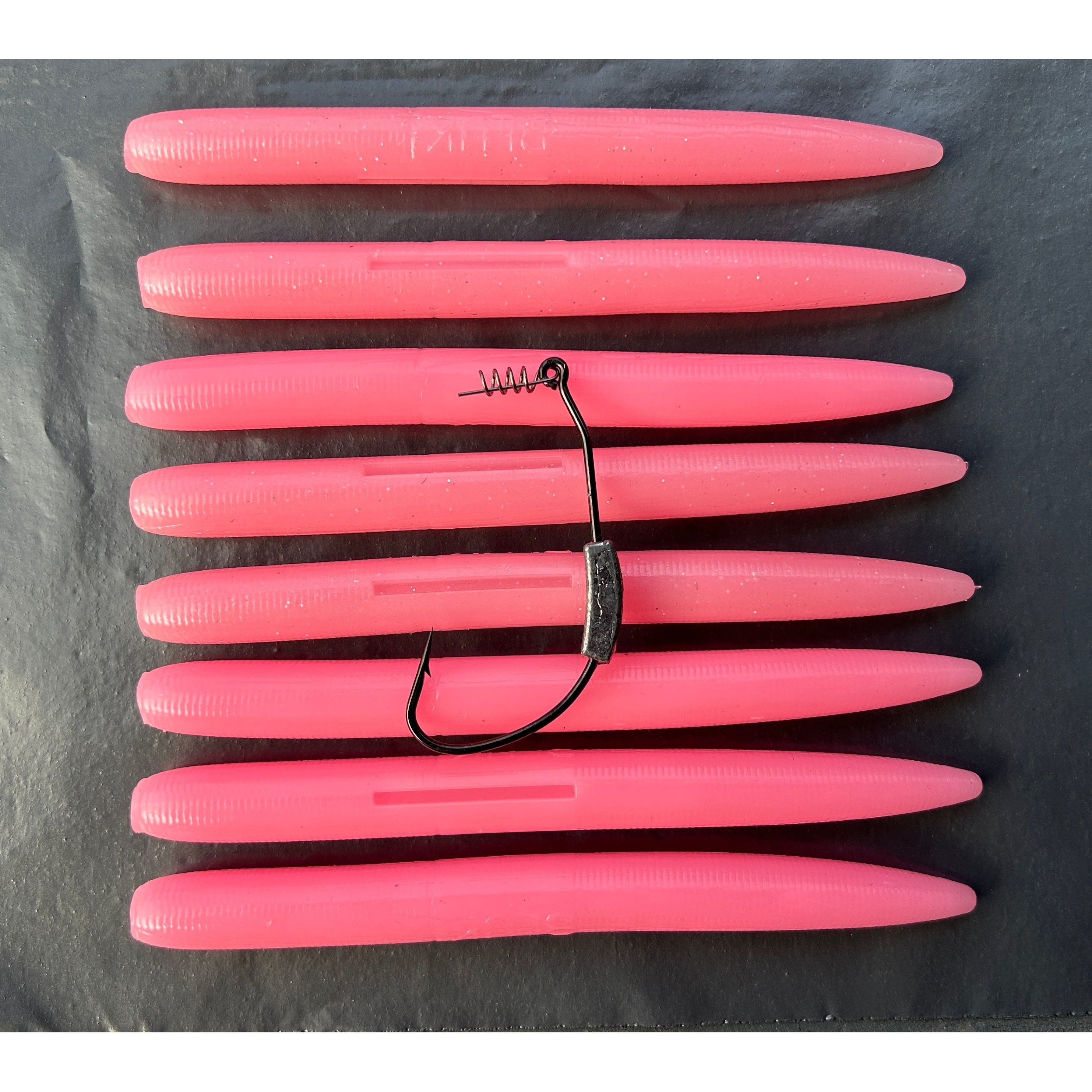 5” Handmade Cornish Worm Bass Lure Sets