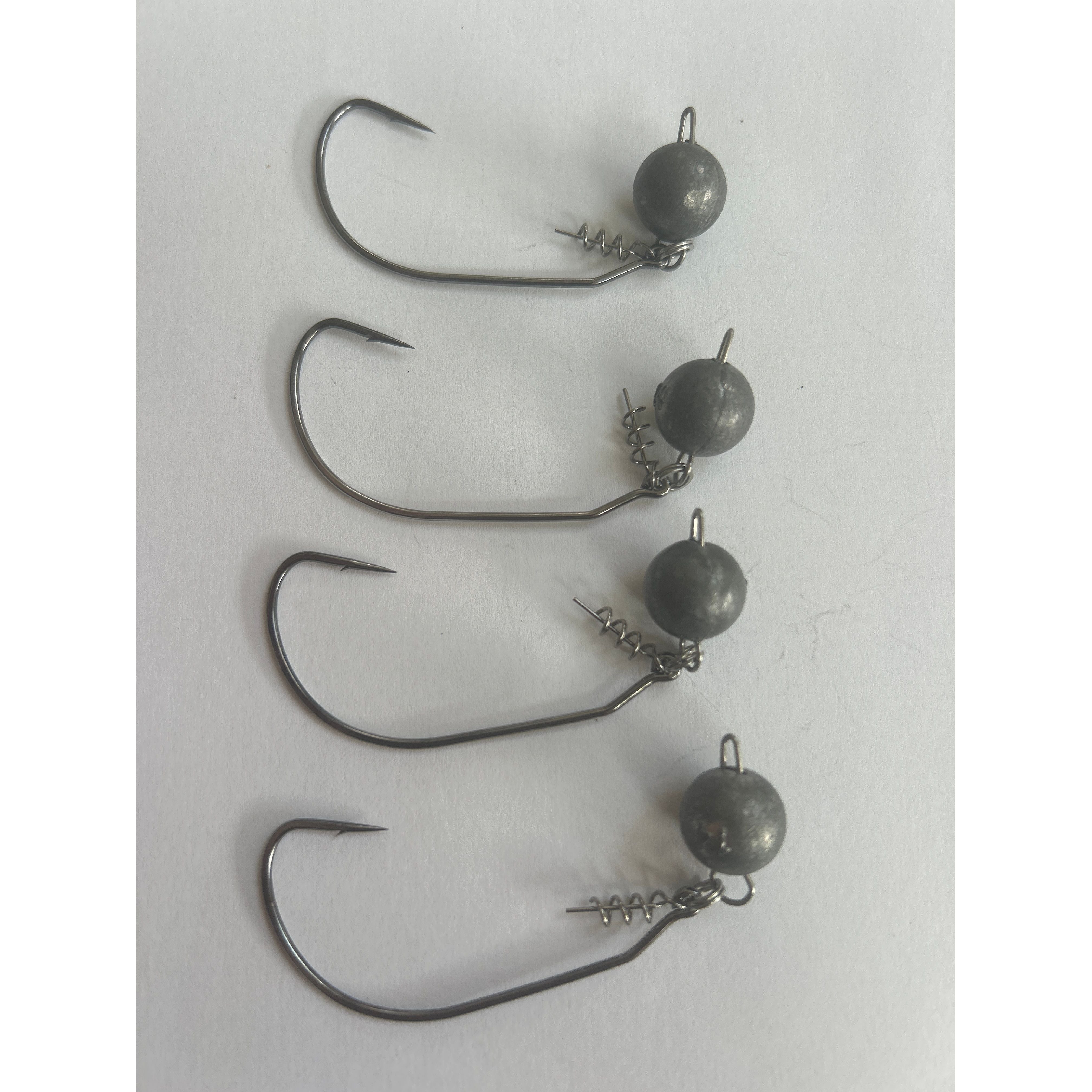 Twistlock Weedless Weighted Ball/Cheb Bass Hooks