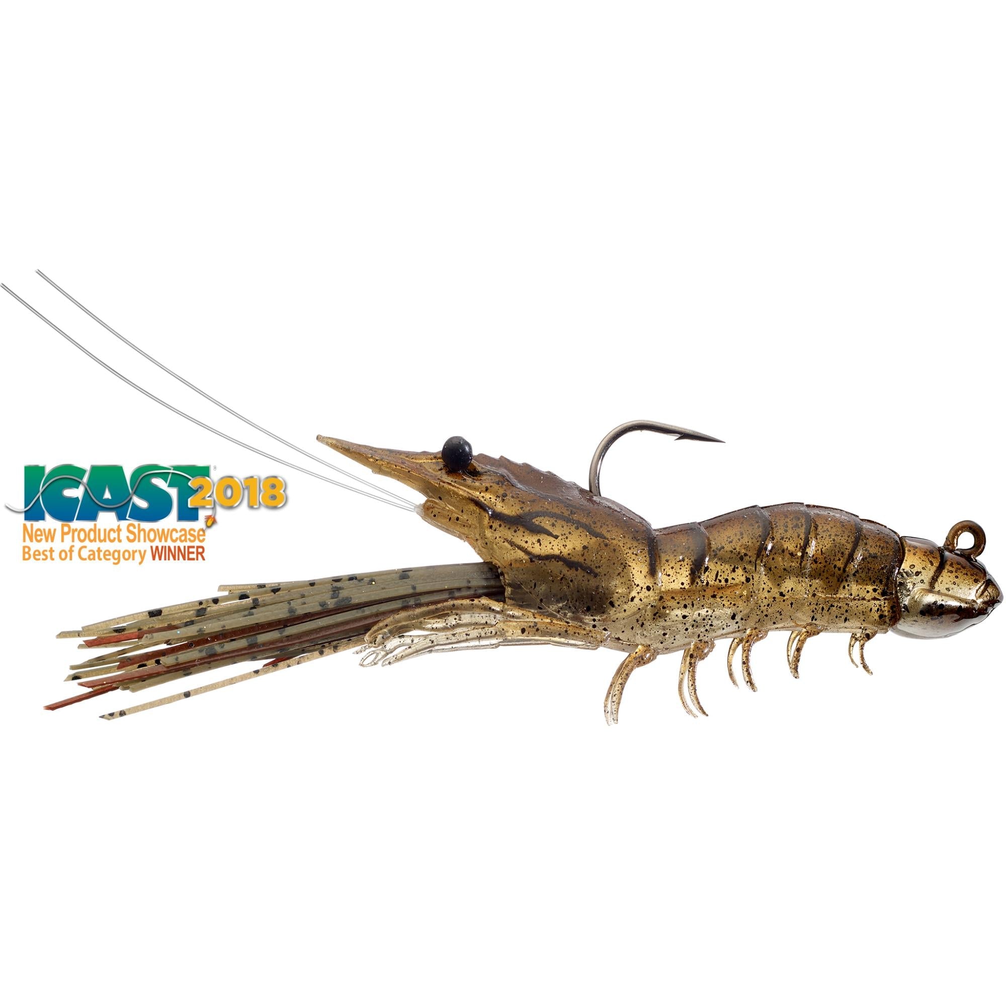 Live Target Fleeing Shrimp Soft Plastic Bass/Guilt Head Bream Jig