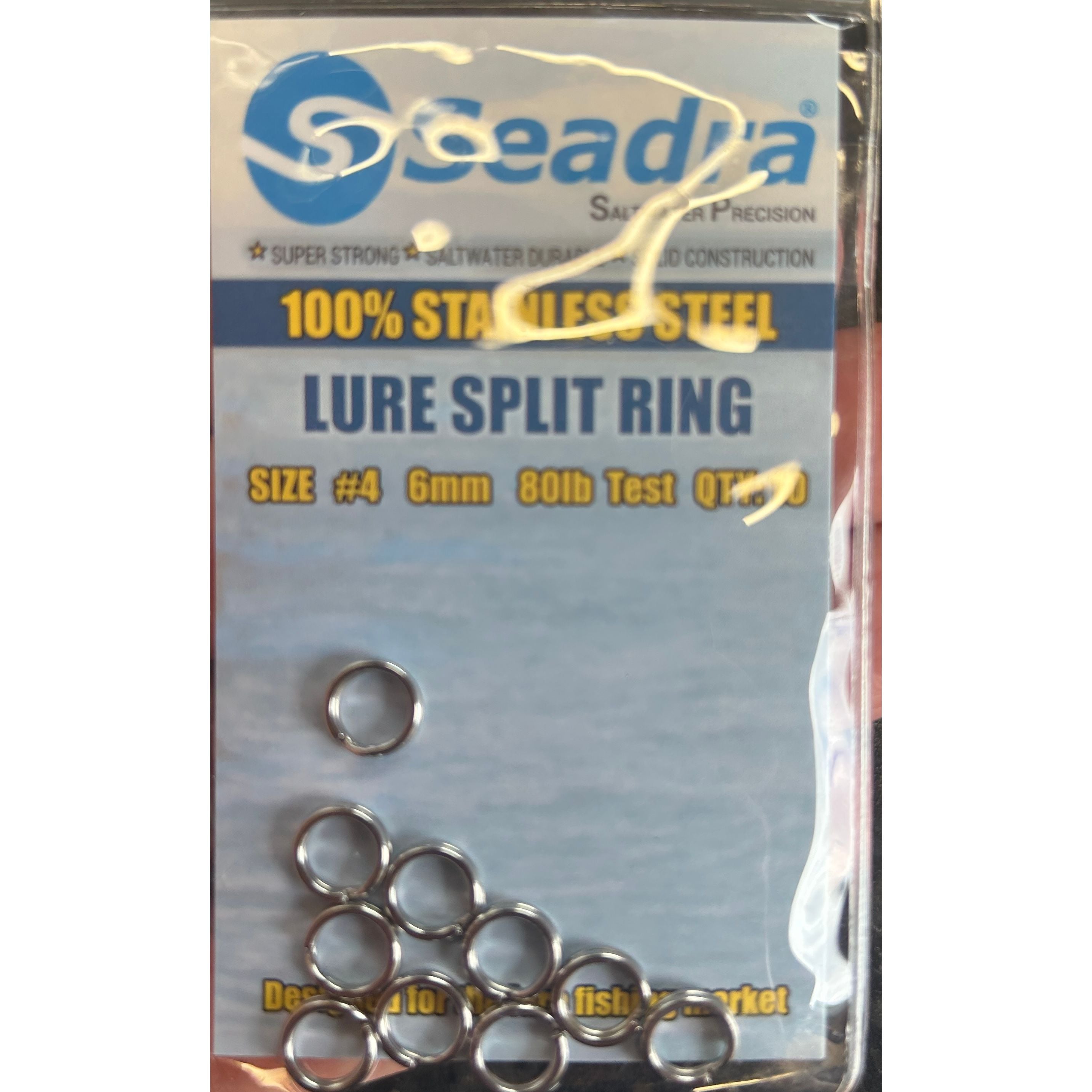 Split Rings for Bass Lures 10 pcs