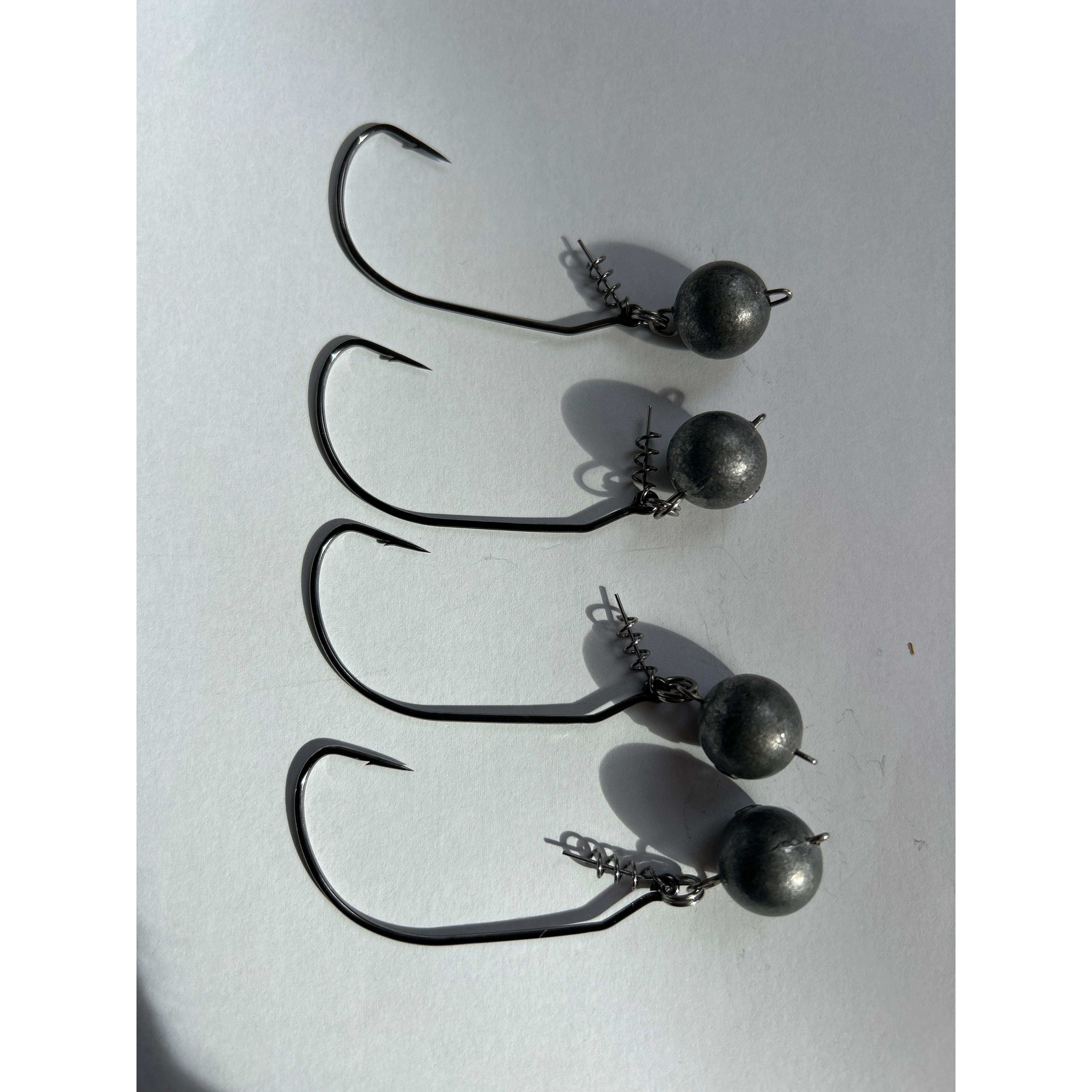 bass pro weighted bass hooks Twistlock Weedless Weighted Ball/Cheb Bass Hooks