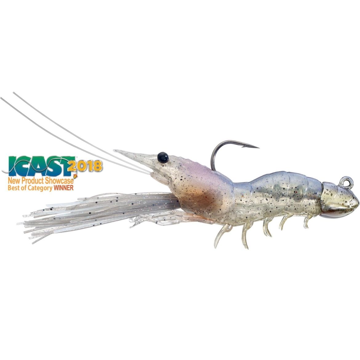 Live Target Fleeing Shrimp Soft Plastic Bass/Guilt Head Bream Jig