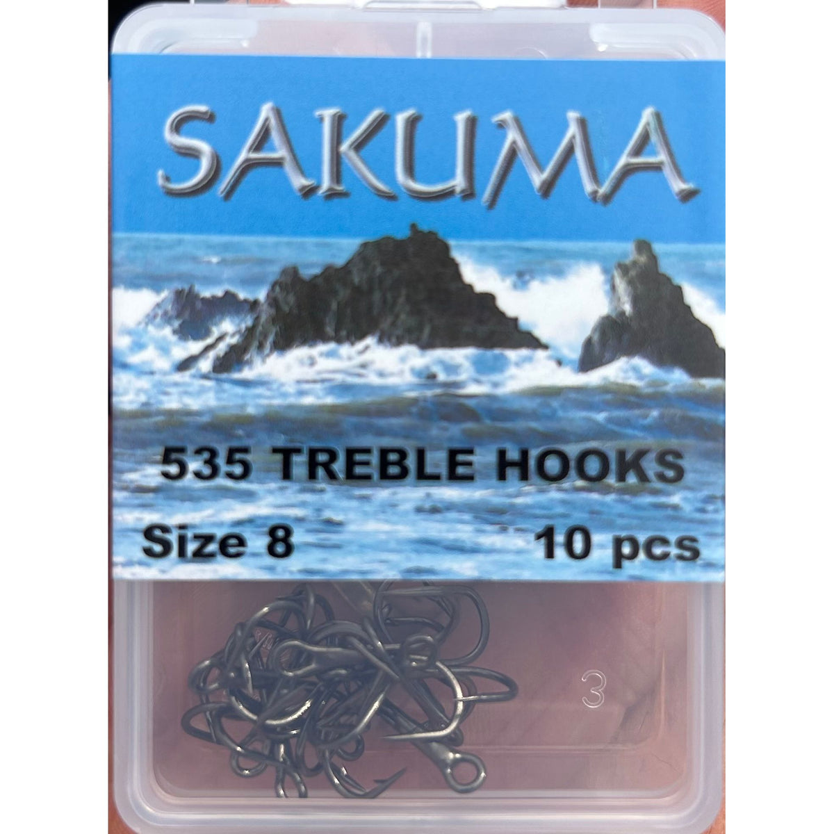 Replacement Treble Hooks for Bass Lures (Pack of 6)