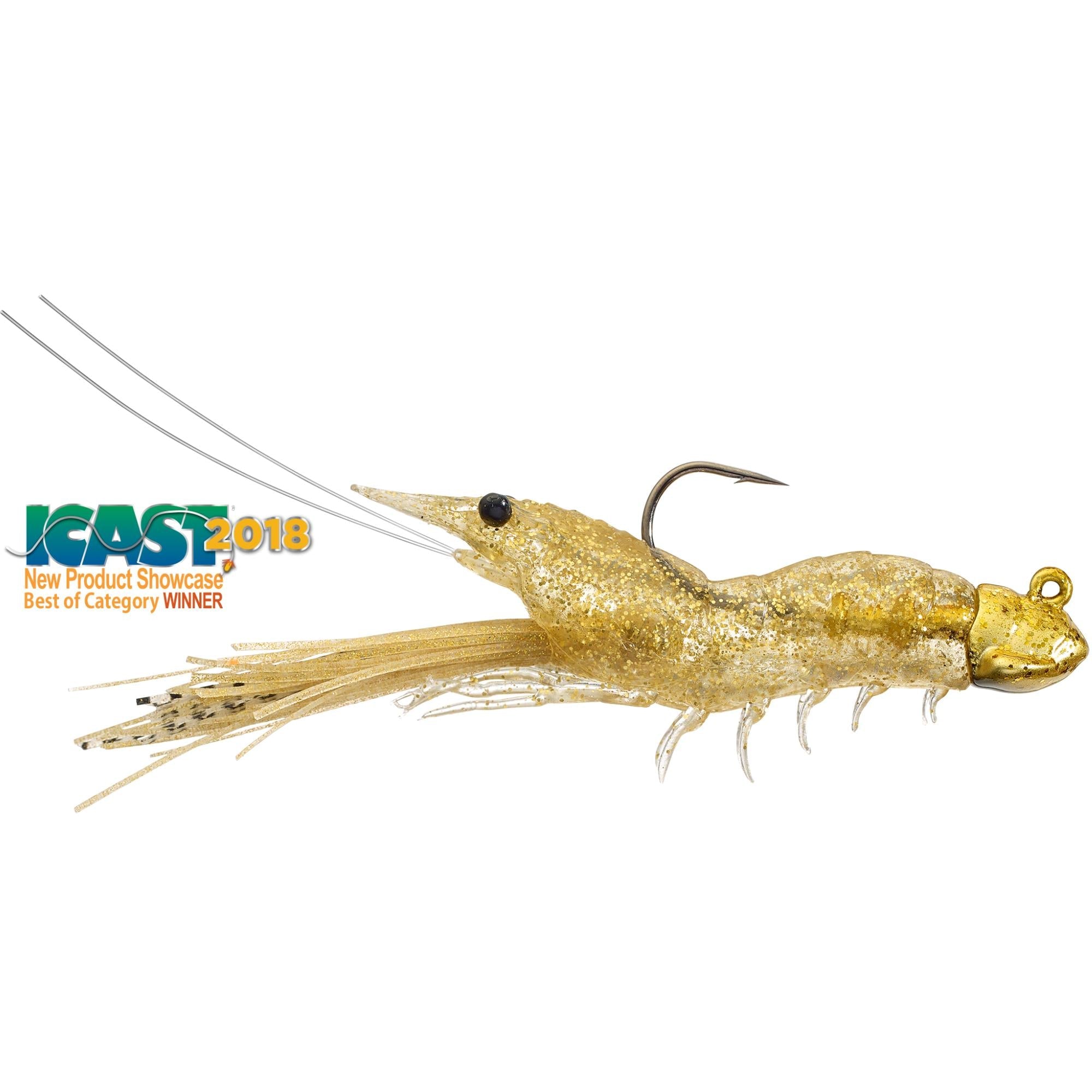 Live Target Fleeing Shrimp Soft Plastic Bass/Guilt Head Bream Jig