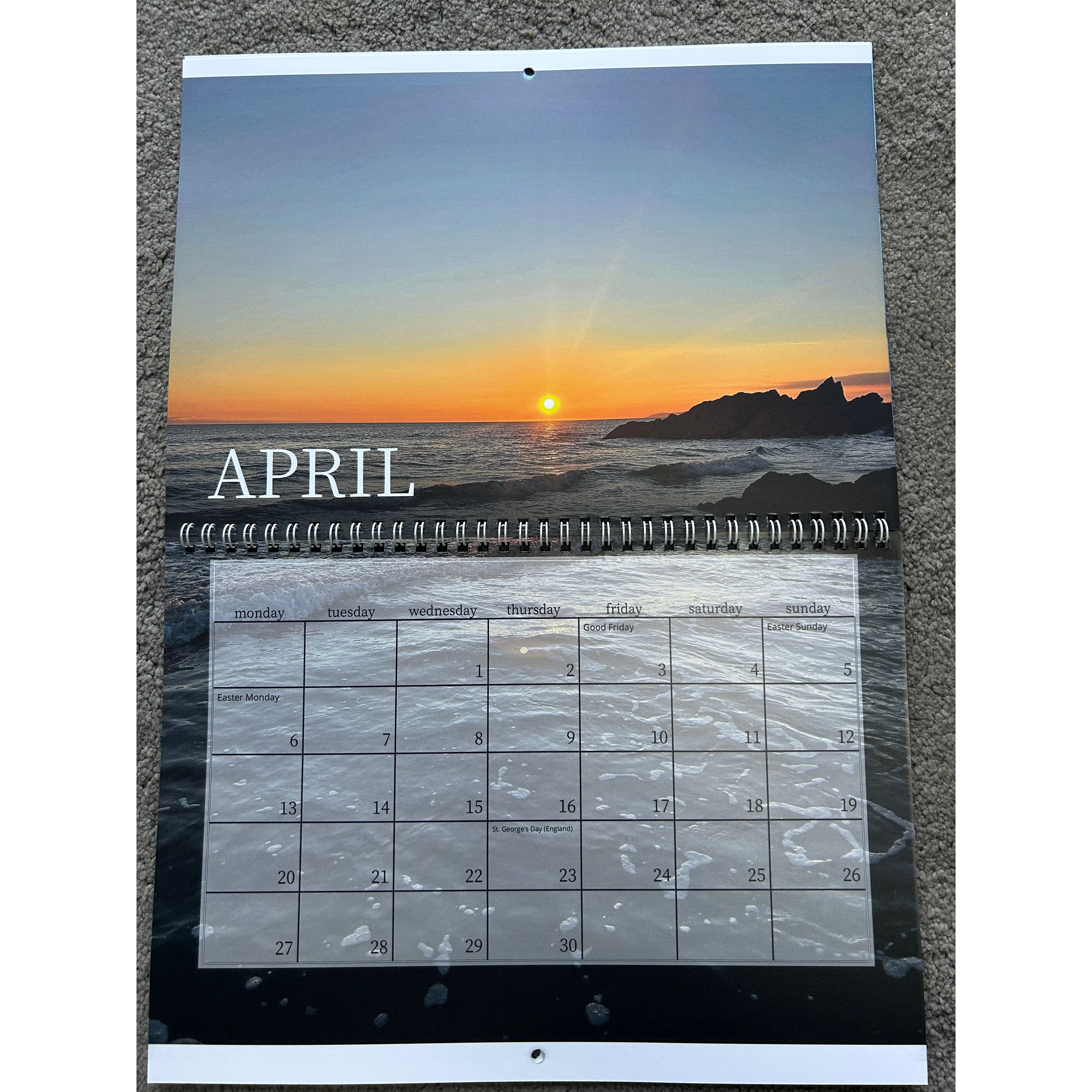 2026 South East Cornwall Calendar