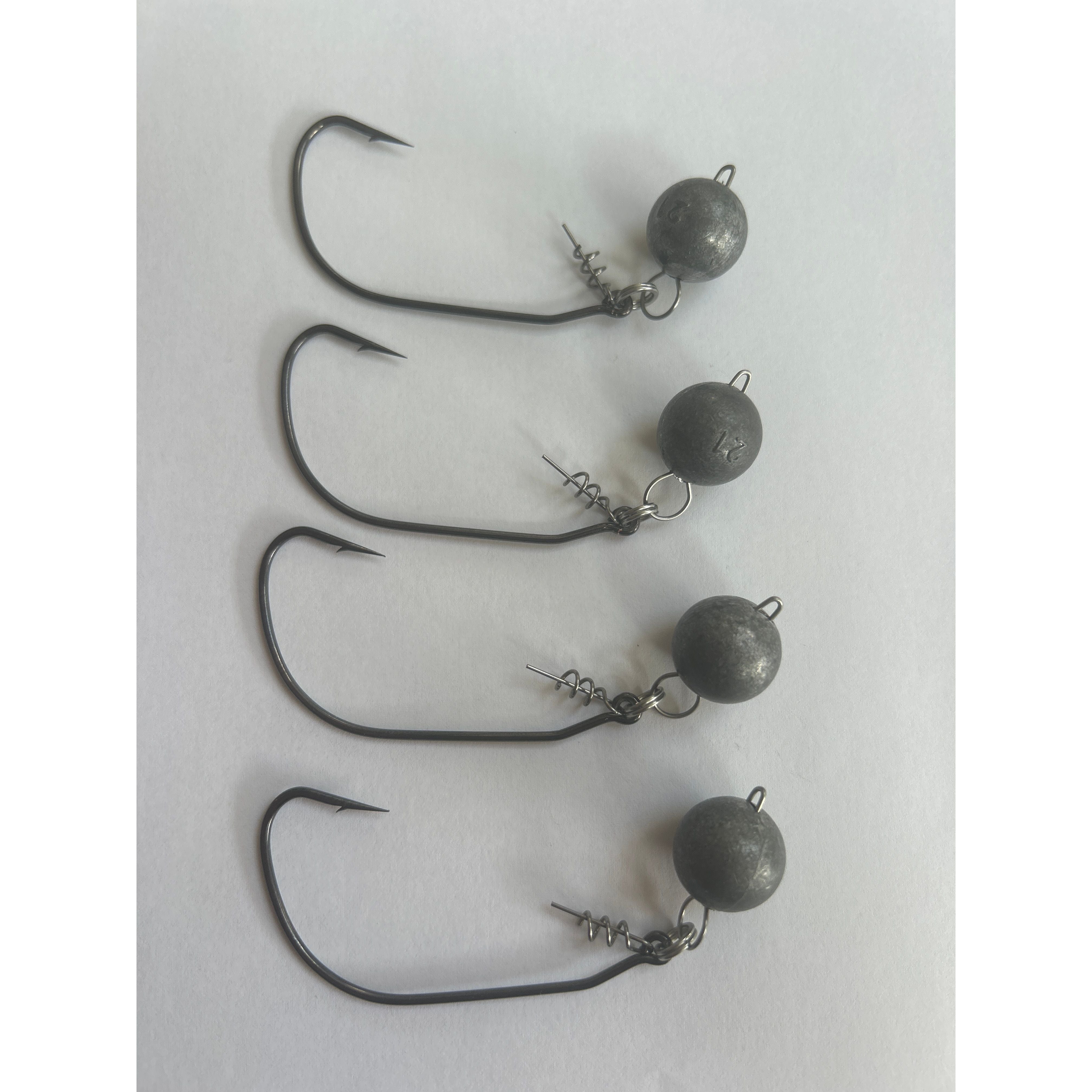 Twistlock Weedless Weighted Ball/Cheb Bass Hooks