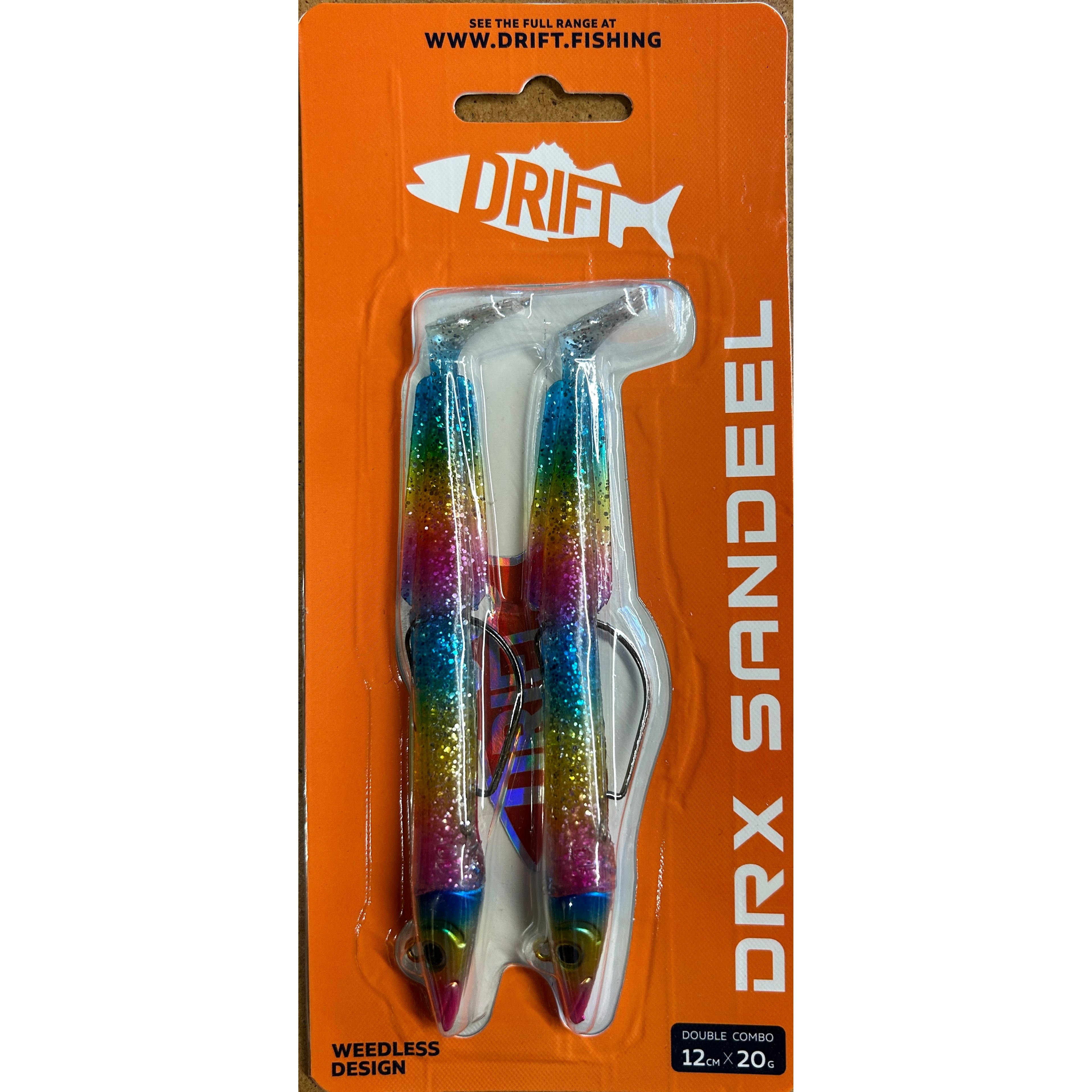 Drift DRX Weedless Sandeel Double Combo Bass Lure