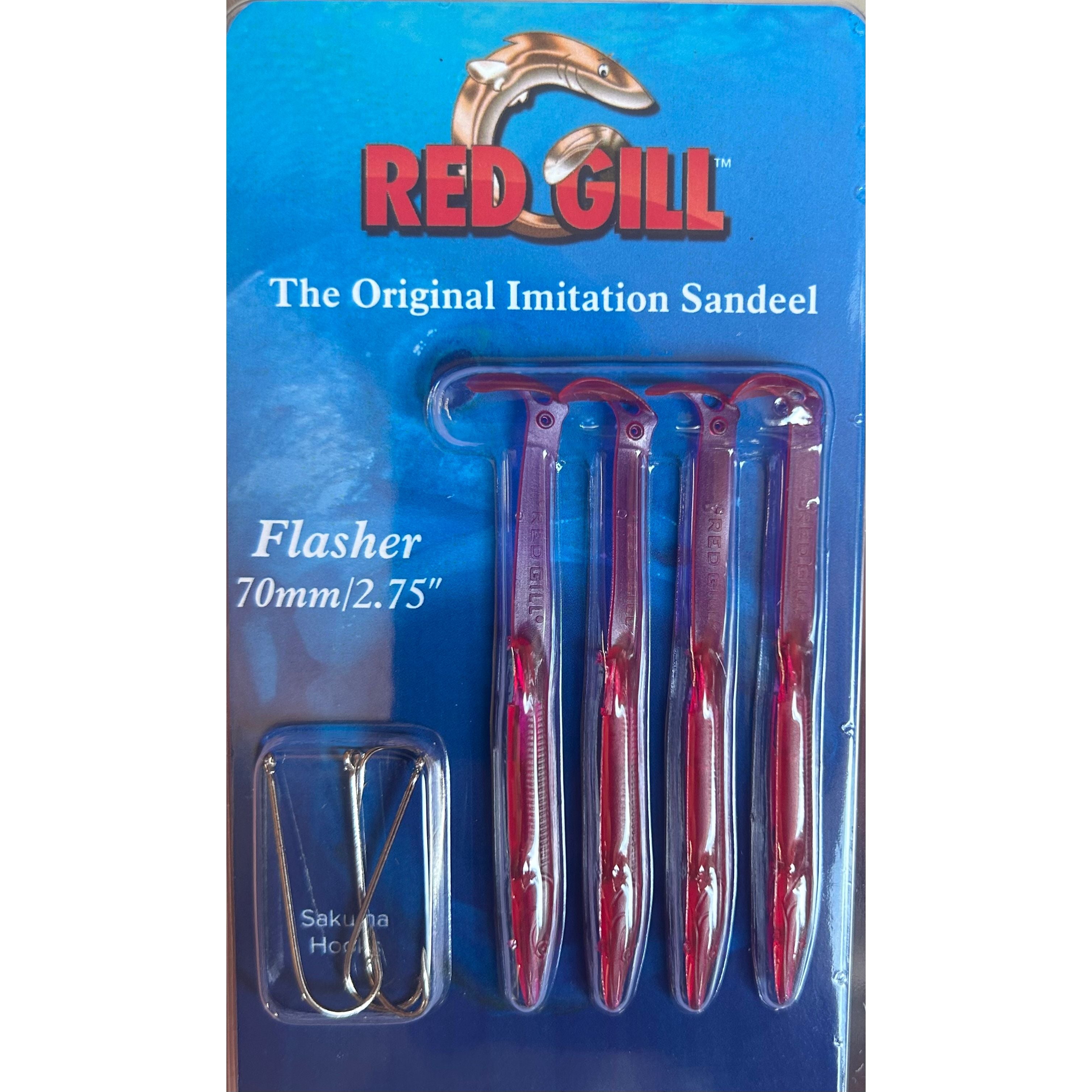 Red Gill Original Teaser, Rascal, Catcher & Flasher Bass Lure Sets