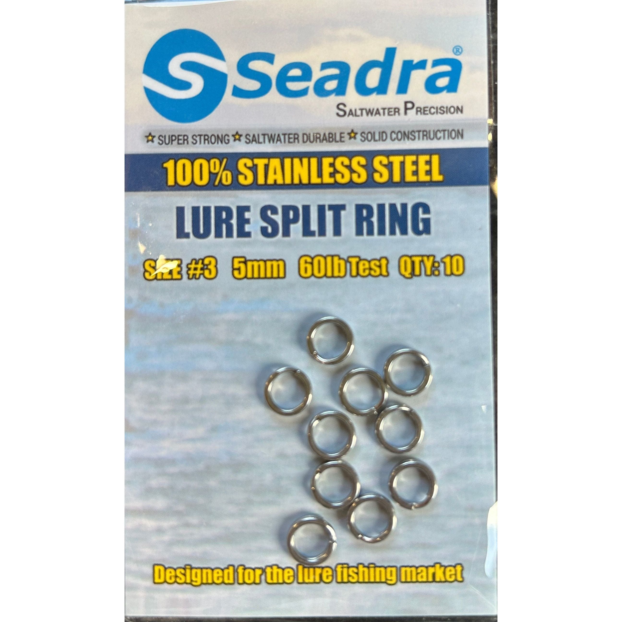 Split Rings for Bass Lures 10 pcs