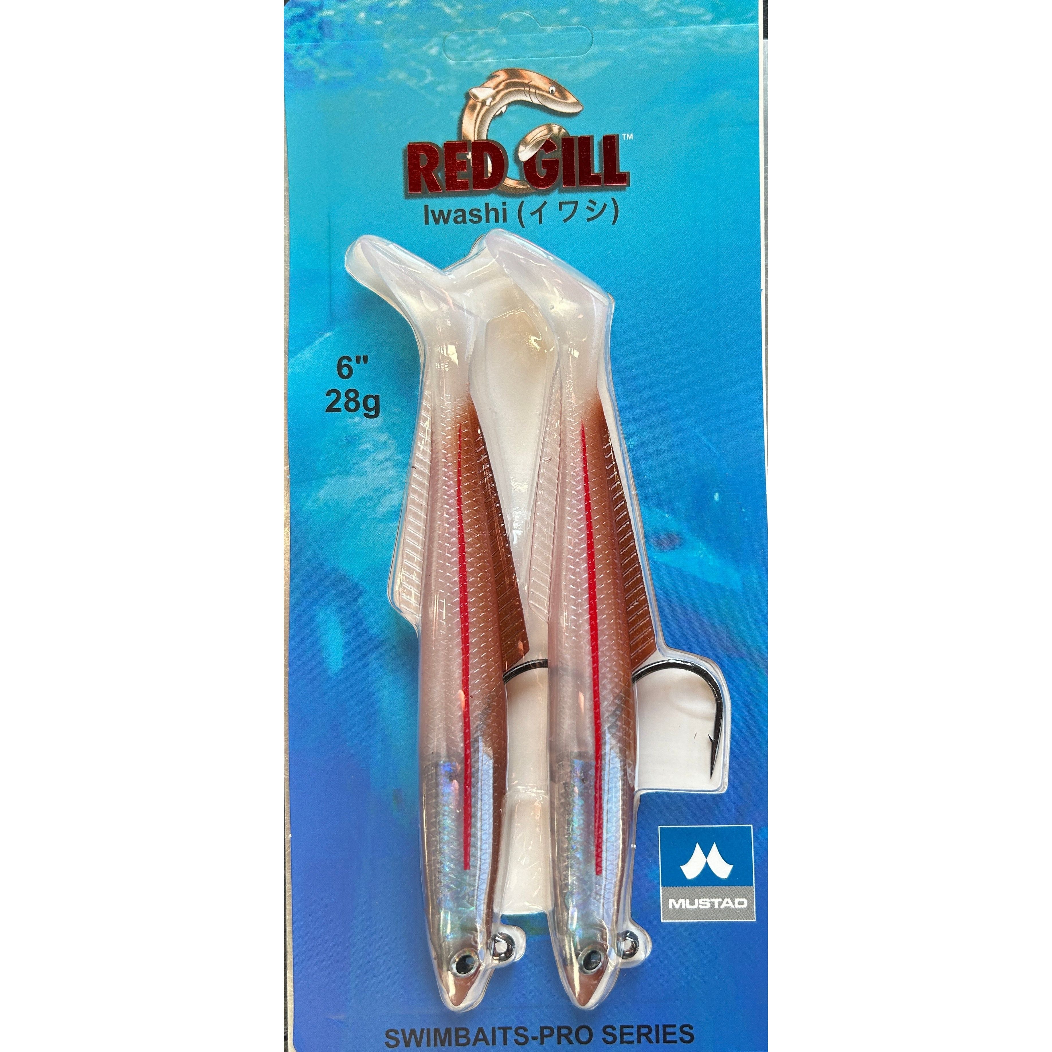 Red Gill Iwashi Bass Lure Swimbaits-Pro Series (New 2025)