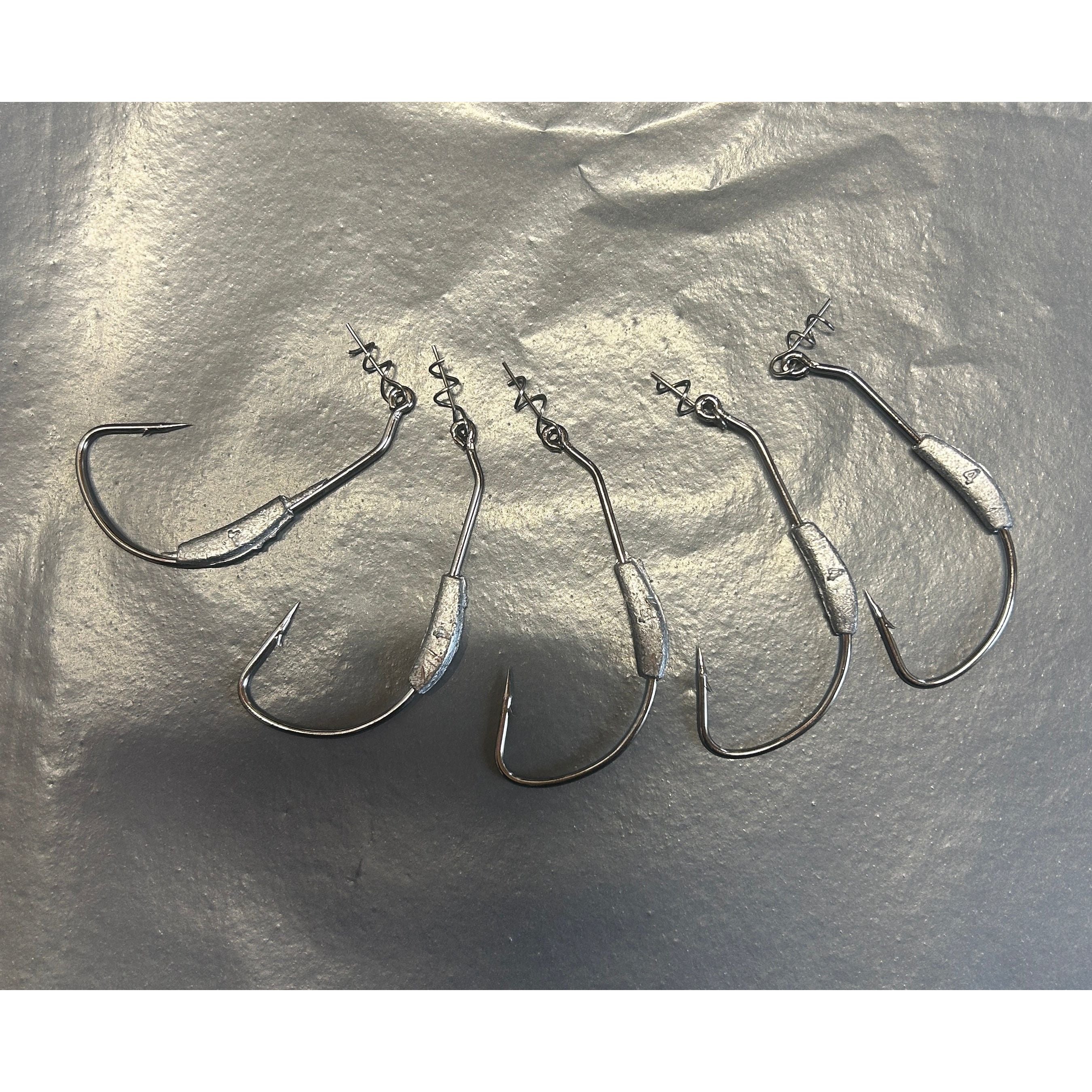 Twist Lock Weedless Bass Hooks