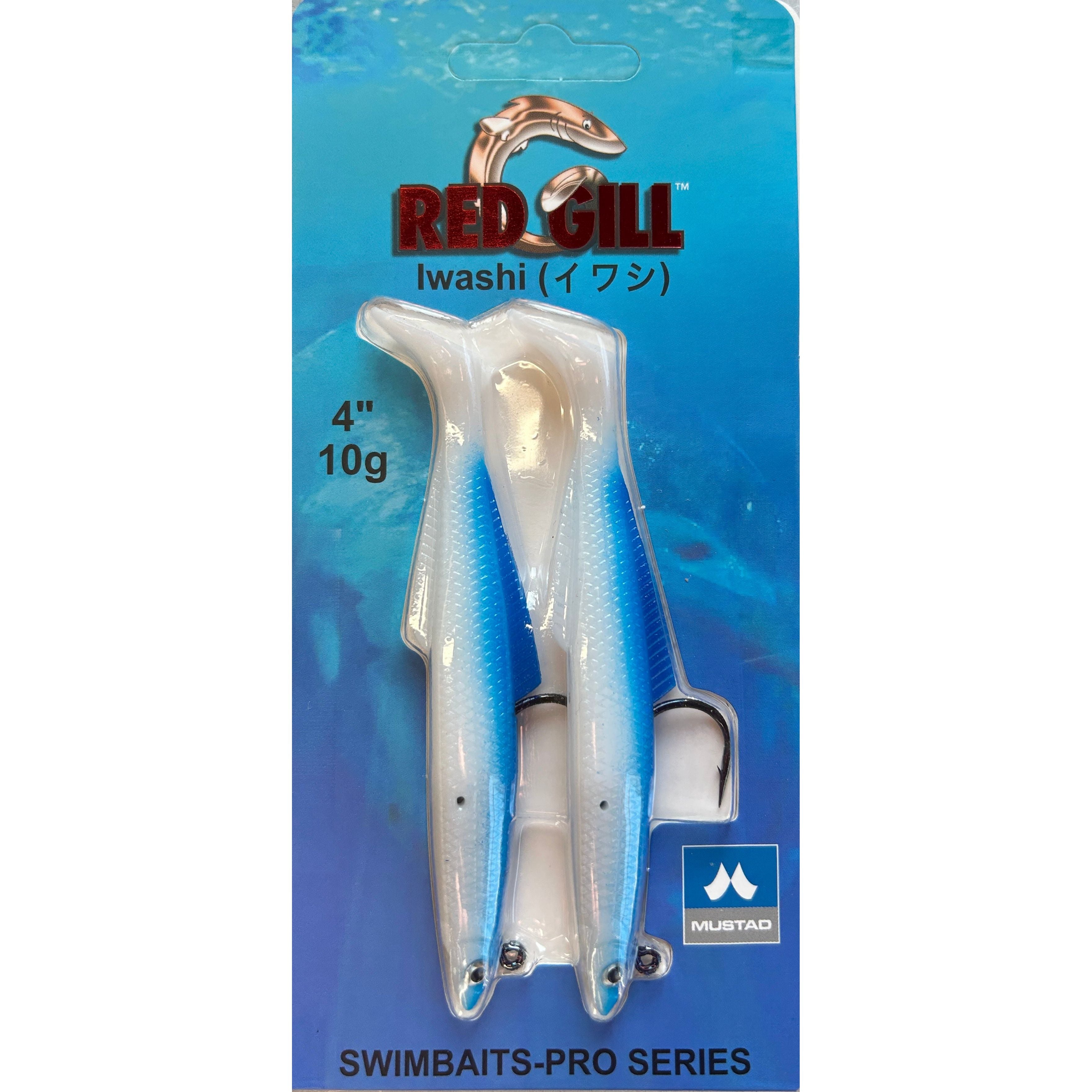 Red Gill Iwashi Bass Lure Swimbaits-Pro Series (New 2025)