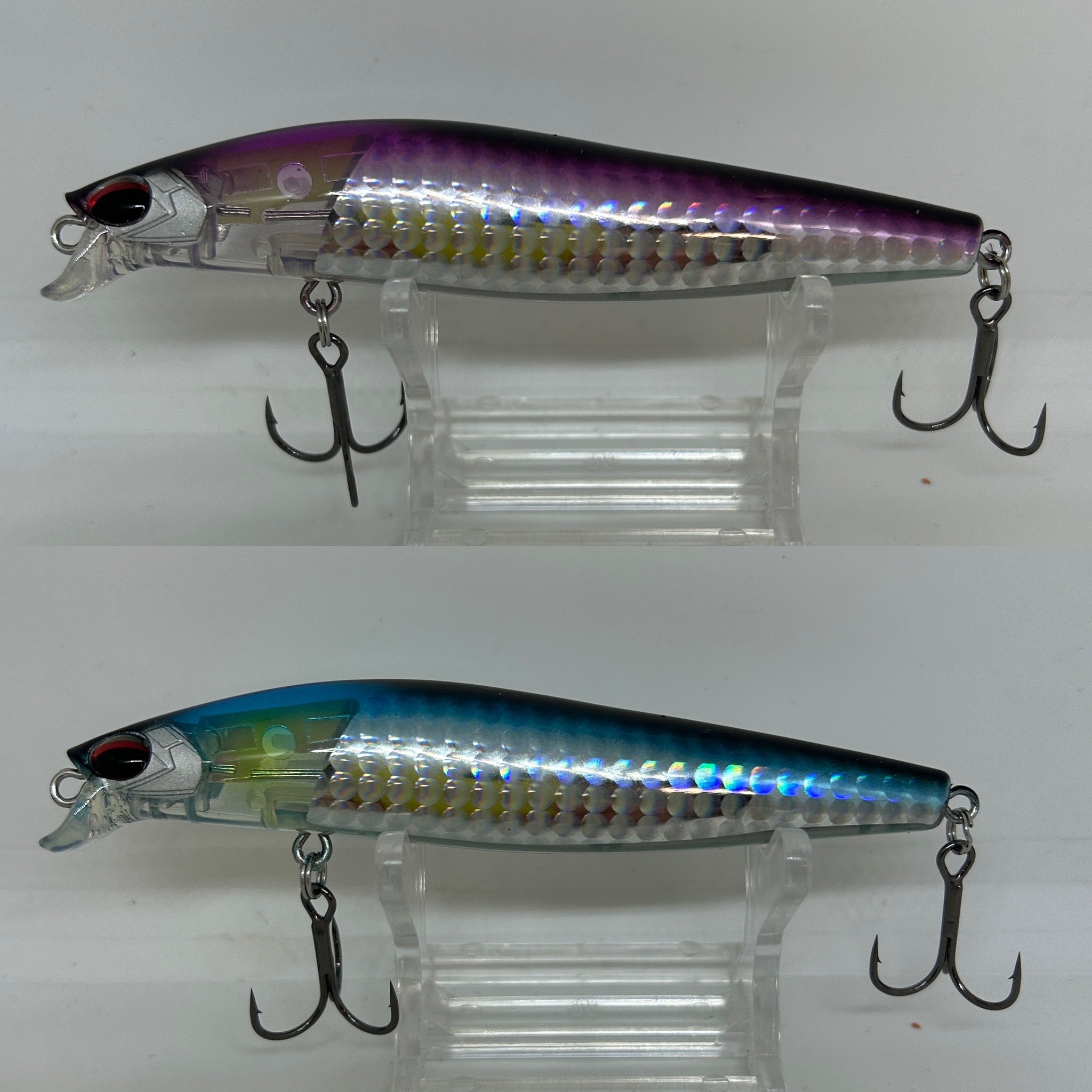 Small Shallow Diving Flash Plate Bass Lure 100mm 13g