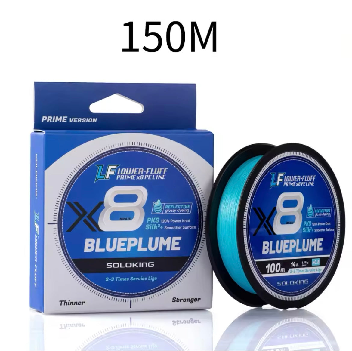 Fishing Braid Ultra Strength & Ultra Smooth x8 PE Blue & Green Fishing Line