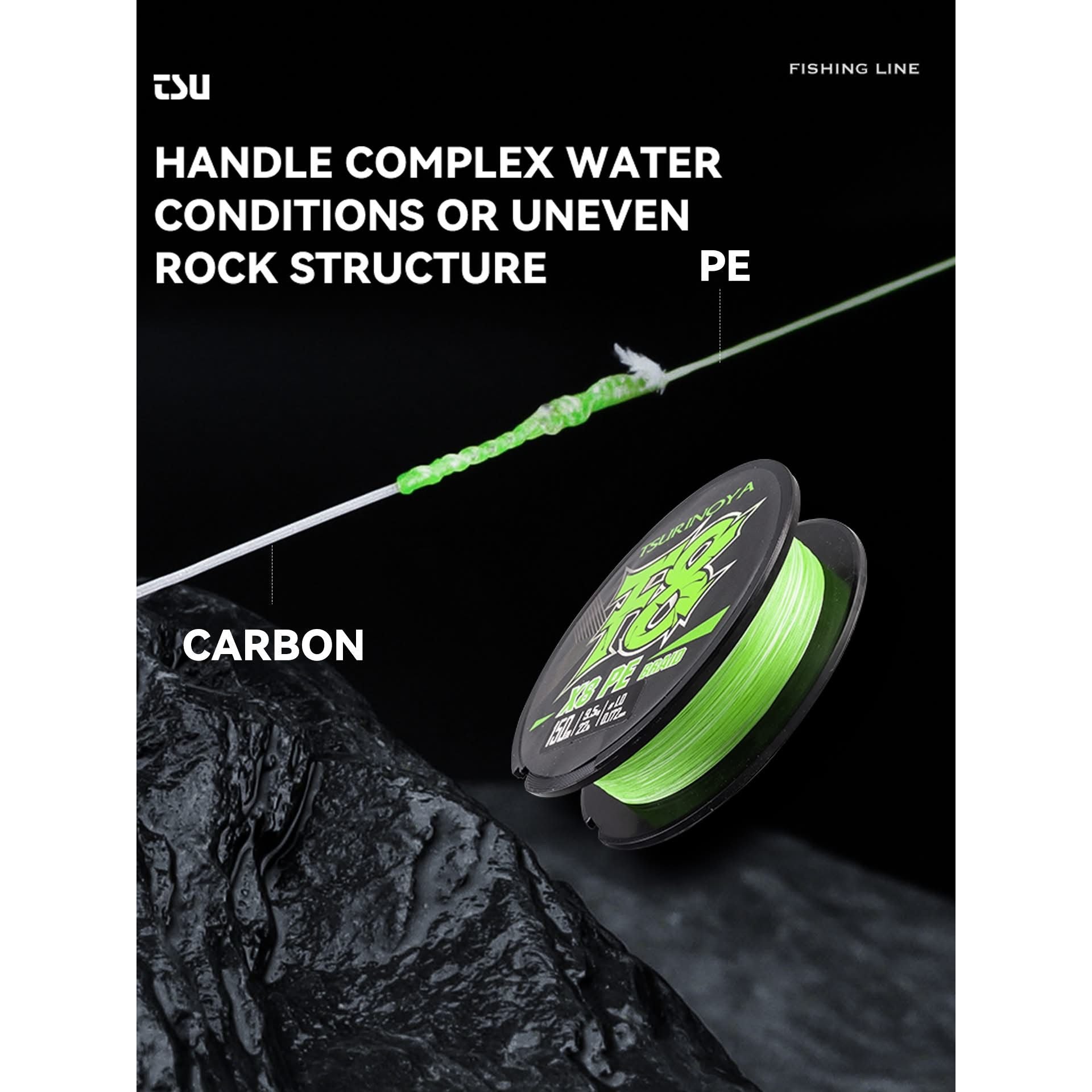 Fishing Braid Ultra Strength & Ultra Smooth 8 Braid PE Fishing Line