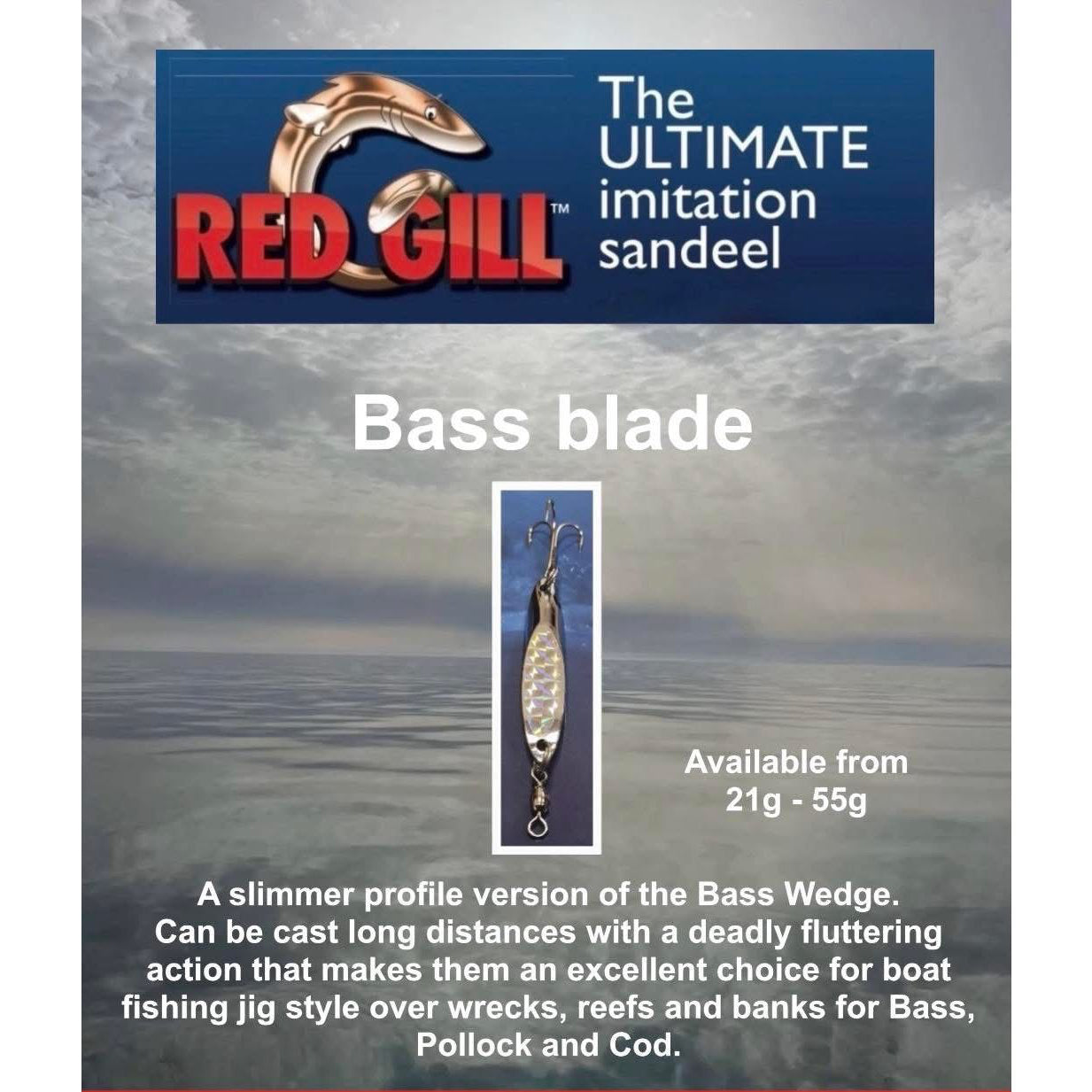 Red Gill Metal Bass & Mackerel Spinners
