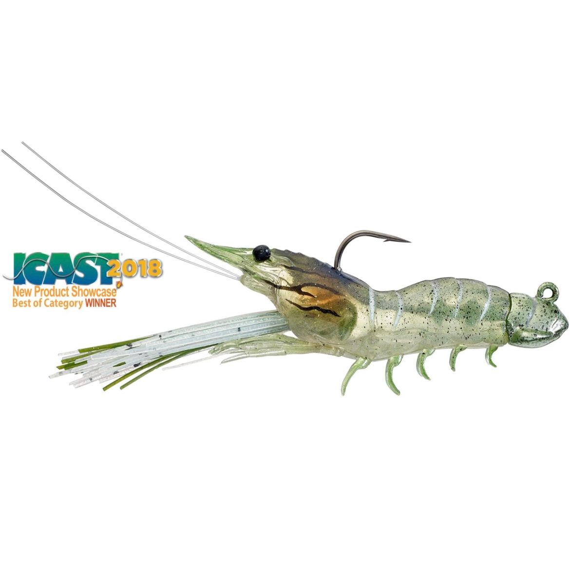 Live Target Fleeing Shrimp Soft Plastic Bass/Guilt Head Bream Jig