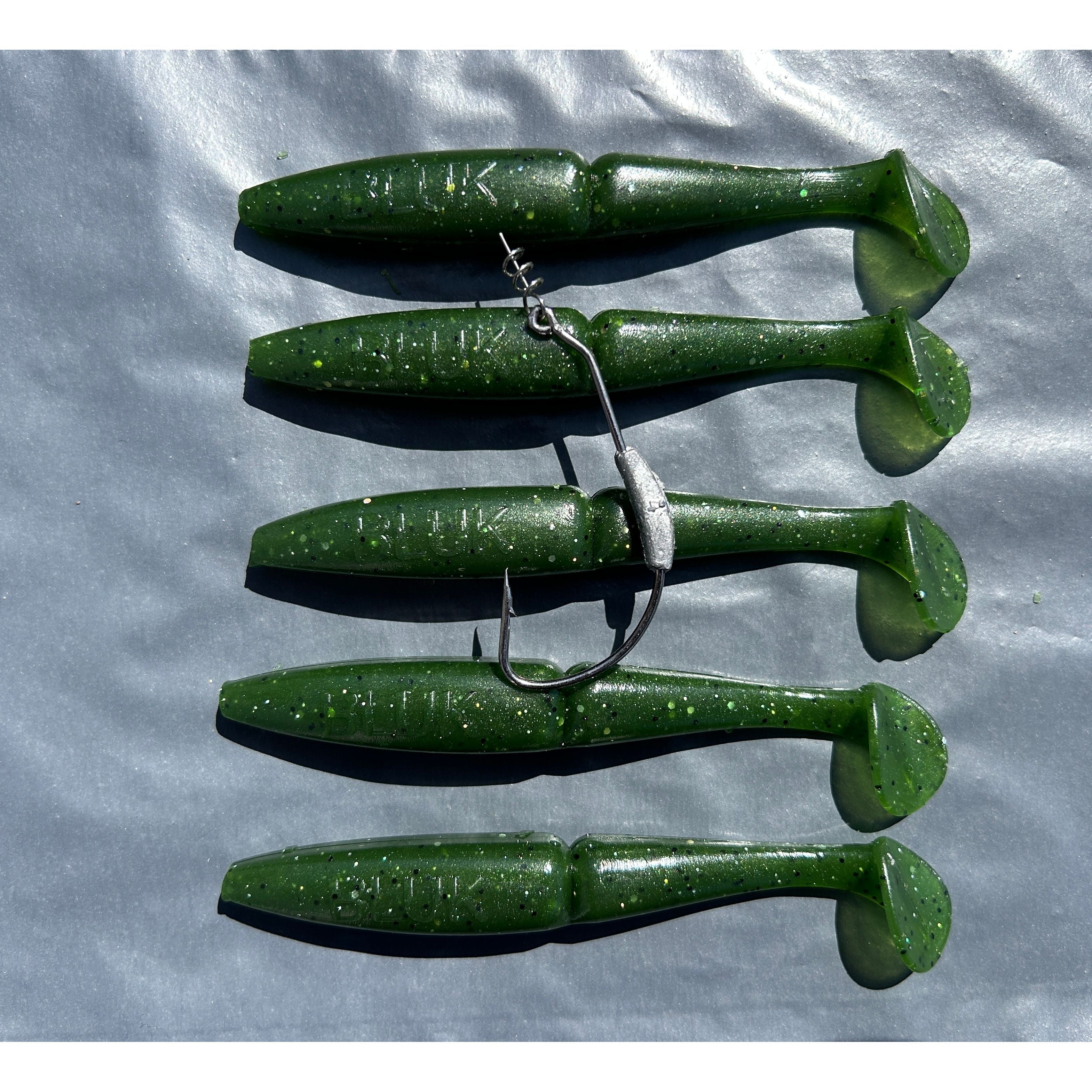 4” Handmade Cornish Split Shad Bass Lure Sets (The Locals Lure)