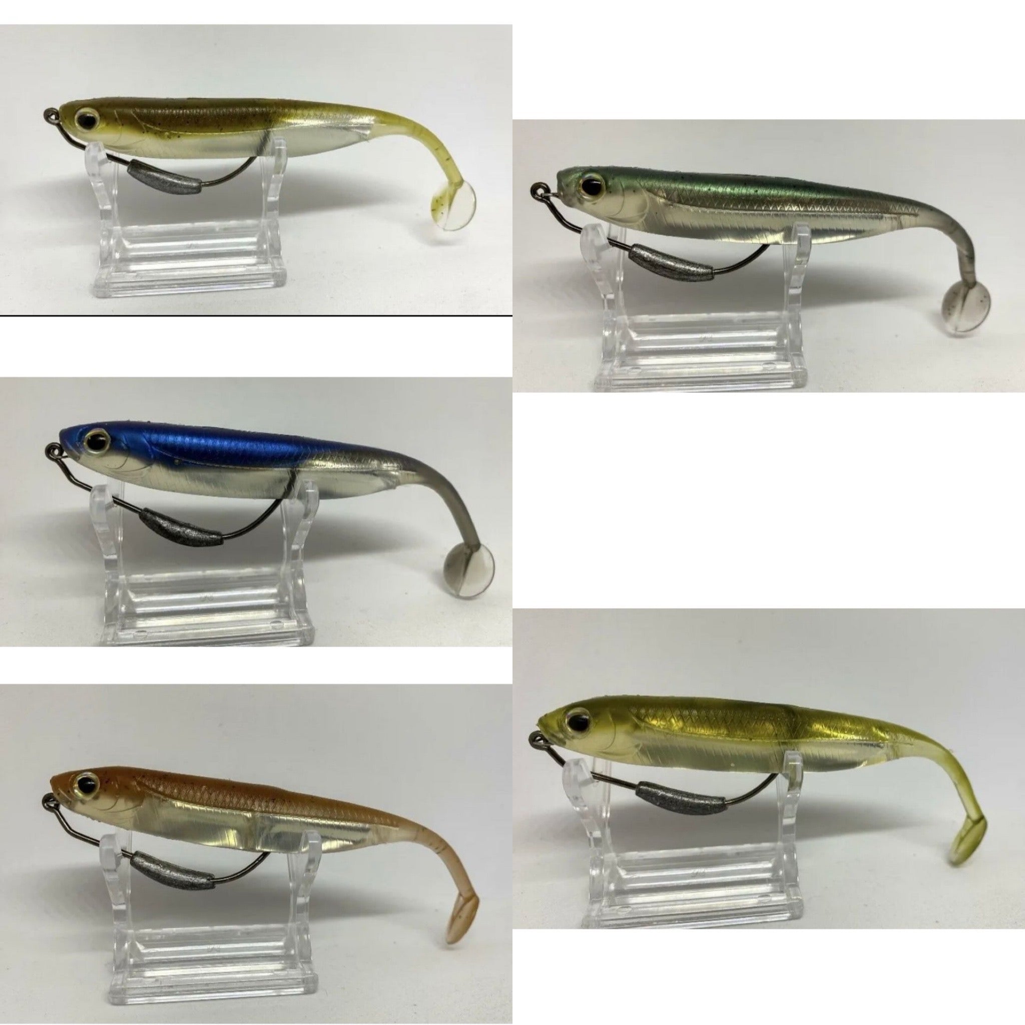 4.5” Supersoft Shad Bass Lure Set 120mm 17g