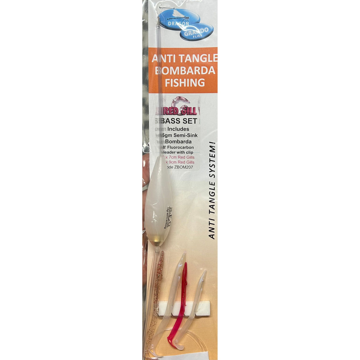 Anti-Tangle Bombarda Saltwater Species Red Gill Fishing Float Systems