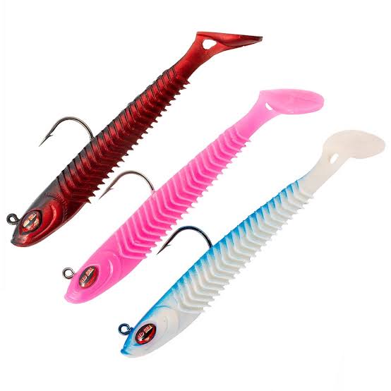 Red Gill Vibro Shad Bass Lures 130mm 22g (3 Pack)