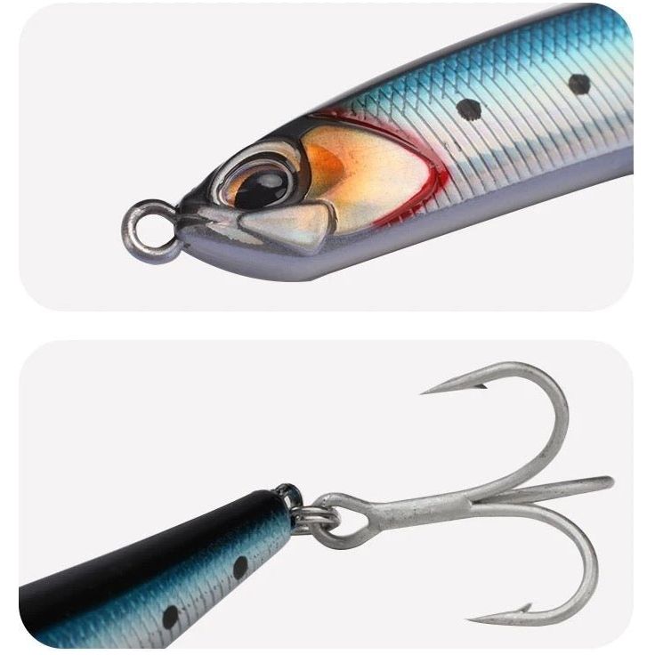 Medium & Small Long Casting Sinking “Wobblers” Bass Lures - Bass Lures UK