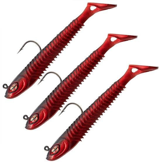 Red Gill Vibro Shad Bass Lures 130mm 22g (3 Pack) - Bass Lures UK