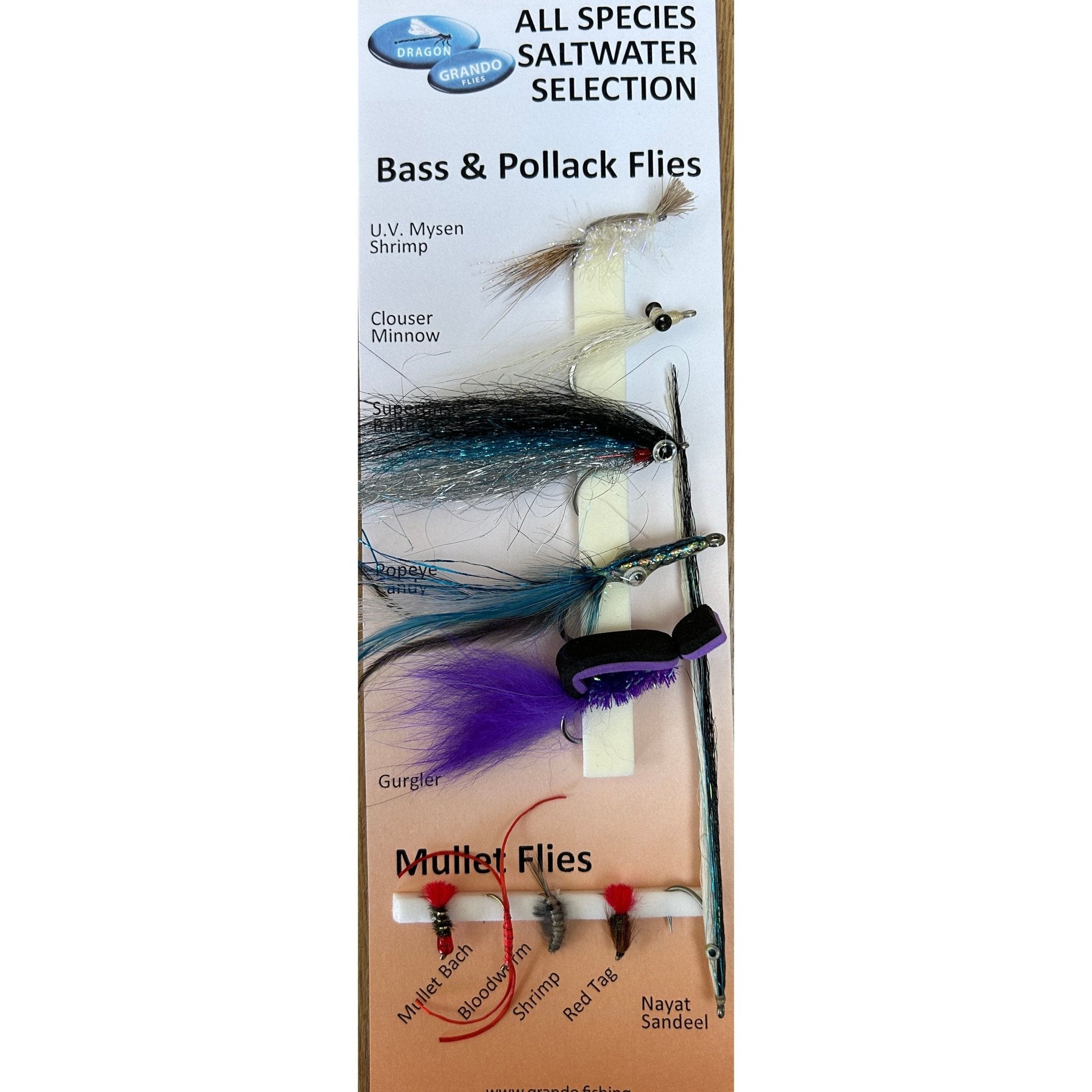 Saltwater Species Fly Packs - Bass Lures UK