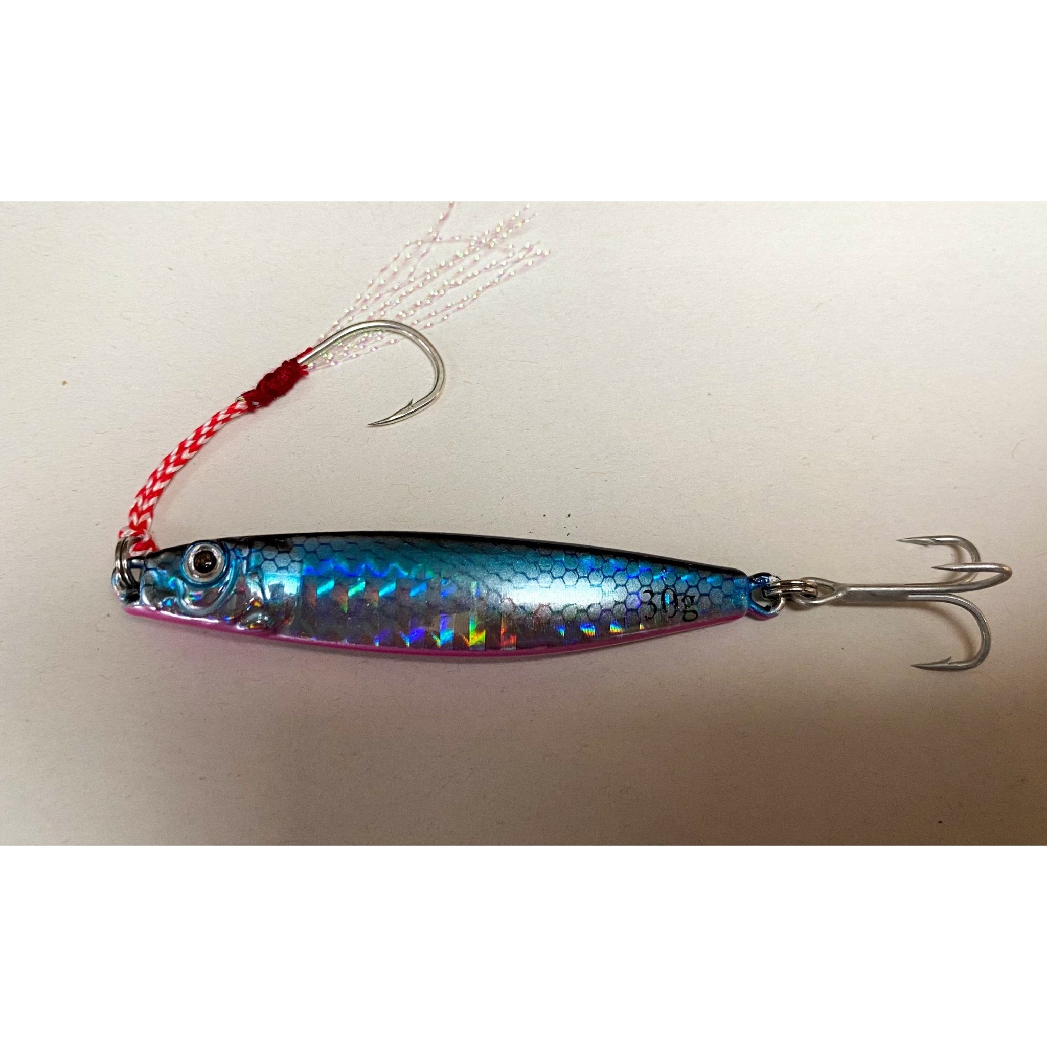 Small Metal Slow Bass Jigs 75mm 30g - Bass Lures UK