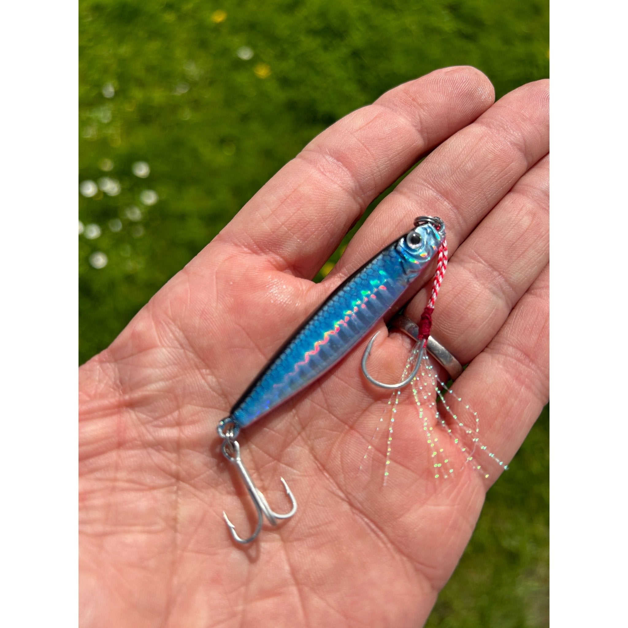 Small Metal Slow Bass Jigs 75mm 30g - Bass Lures UK