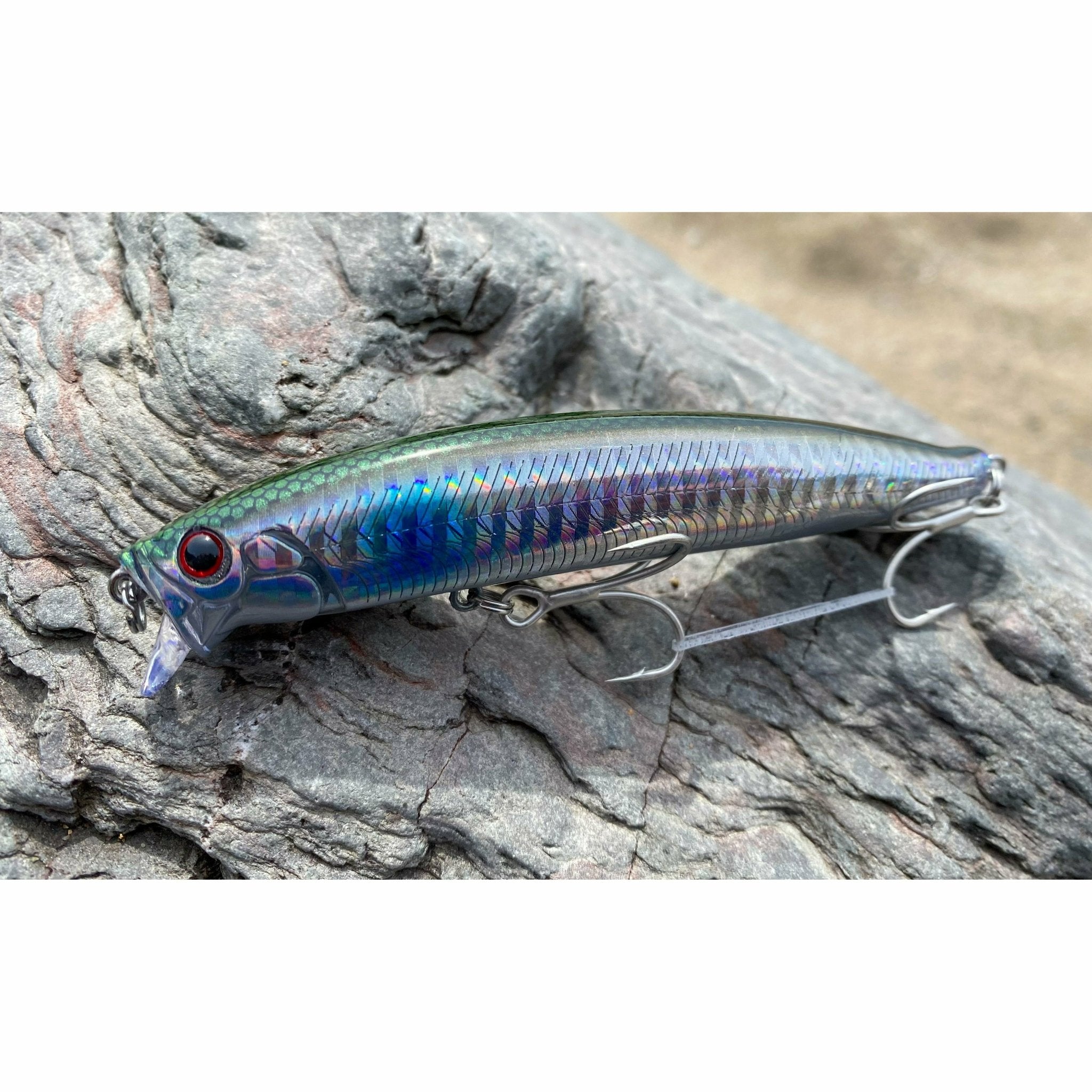 Small Shallow Diving 1m Tackle Bass Lure 105mm 17g - Bass Lures UK