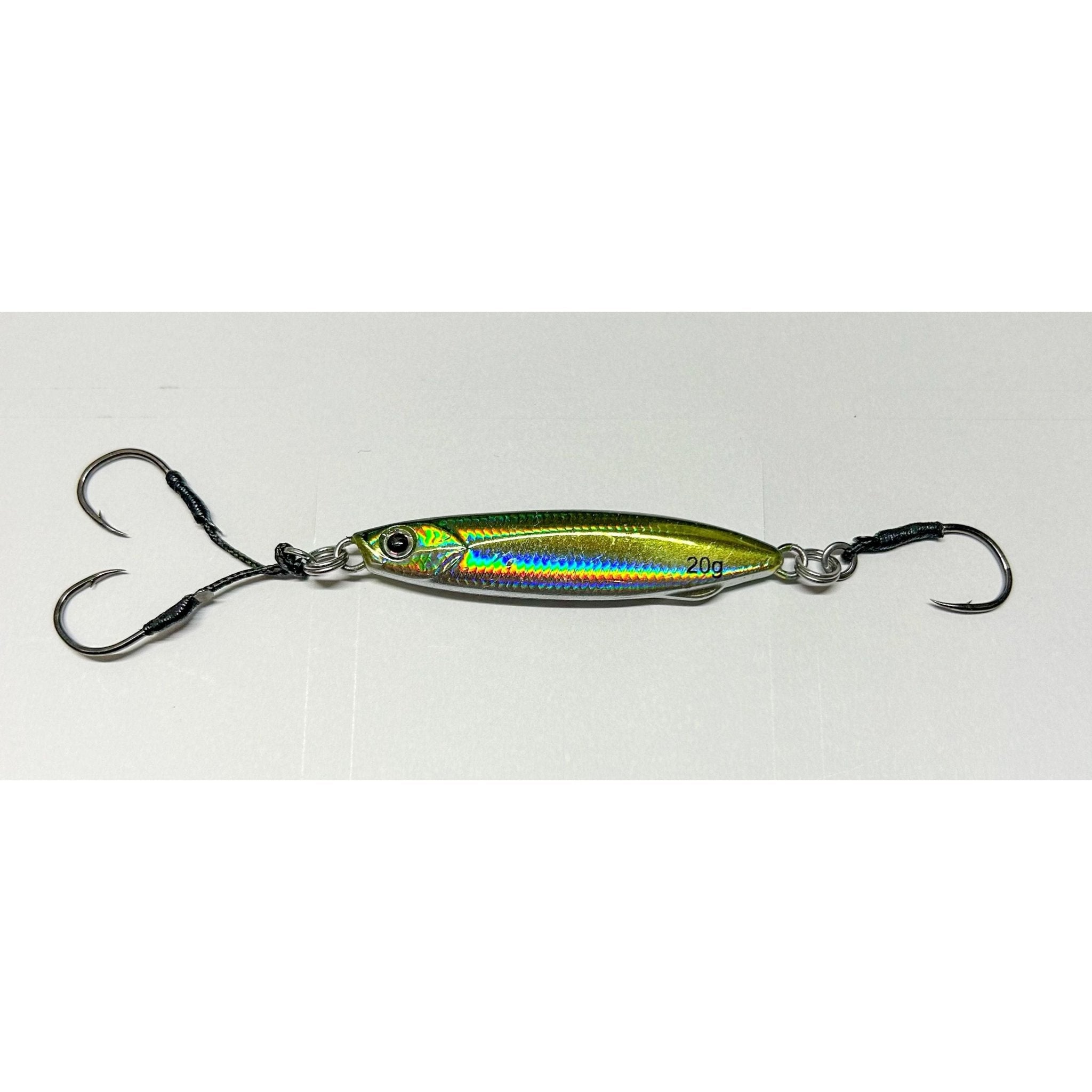 Small Slow Bass Jigs 60mm (20g & 30g) - Bass Lures UK