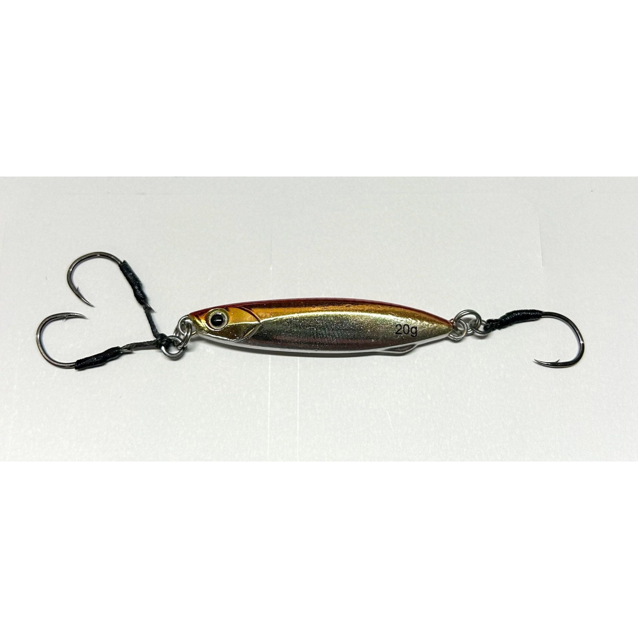 Small Slow Bass Jigs 60mm (20g & 30g) - Bass Lures UK