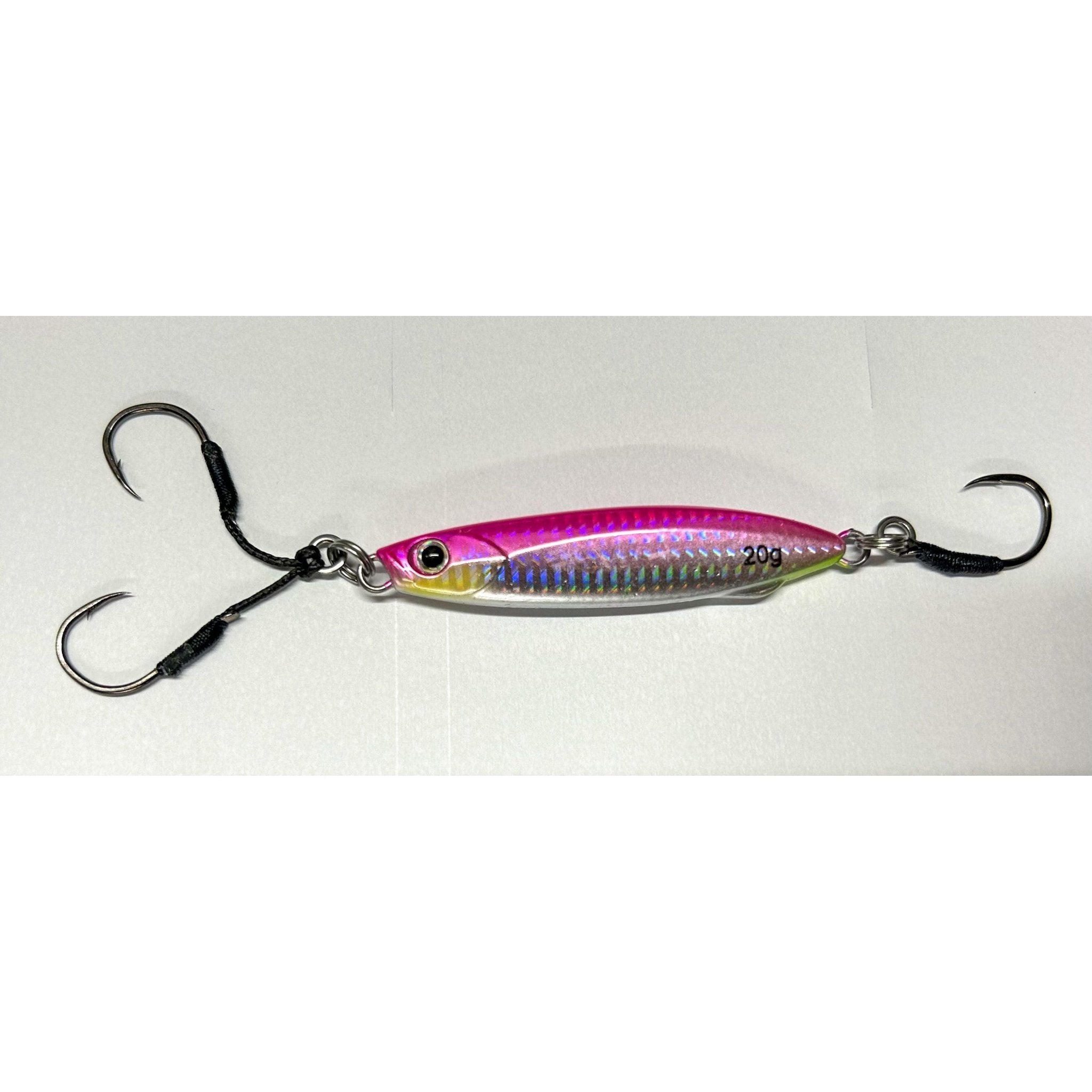 Small Slow Bass Jigs 60mm (20g & 30g) - Bass Lures UK