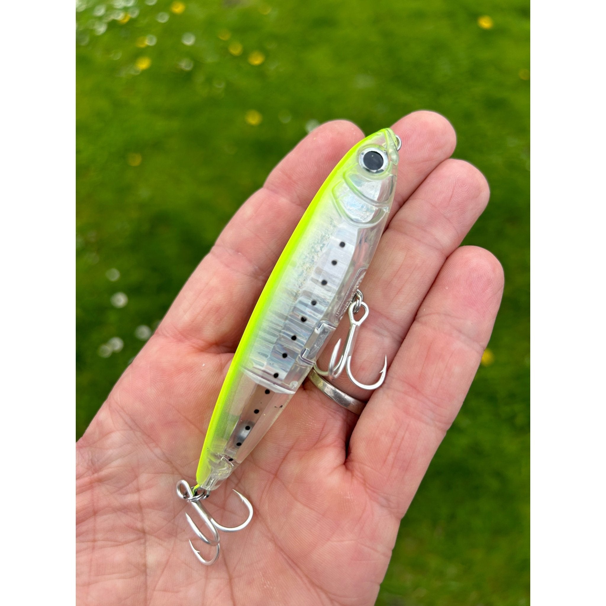 Small Surface 3D Inshore Prism Pencil Bass Lures 100mm 17g - Bass Lures UK