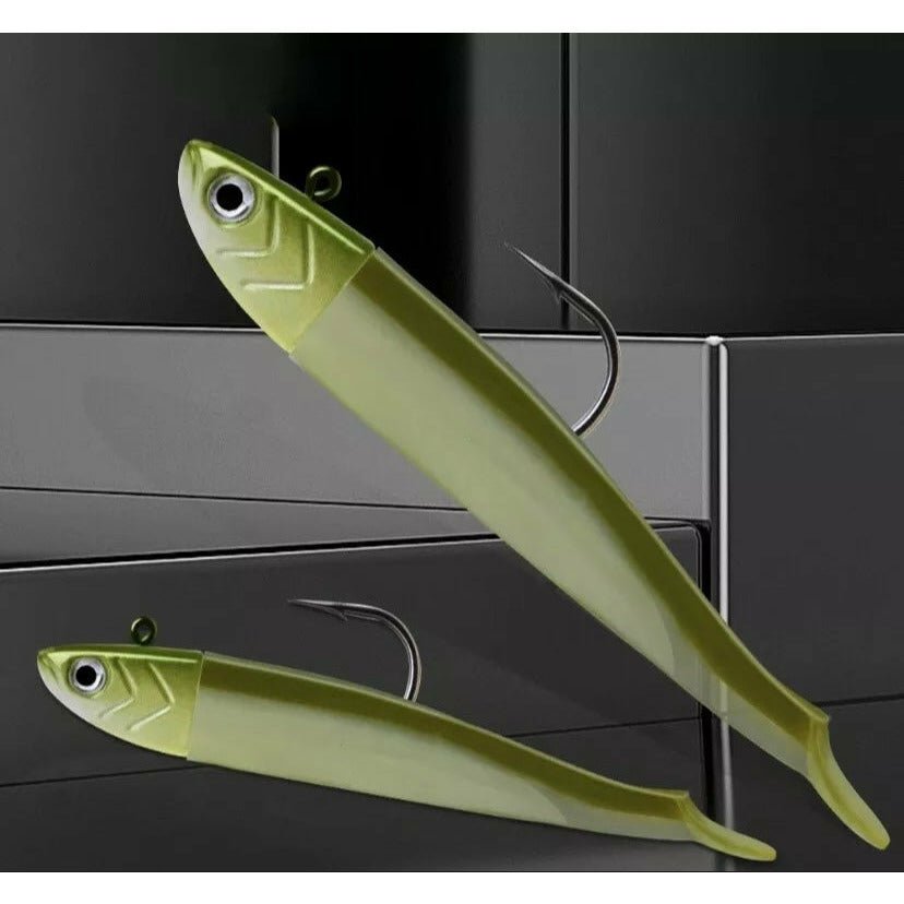 Small Weighted Paddletail Bass Lure Set - Bass Lures UK