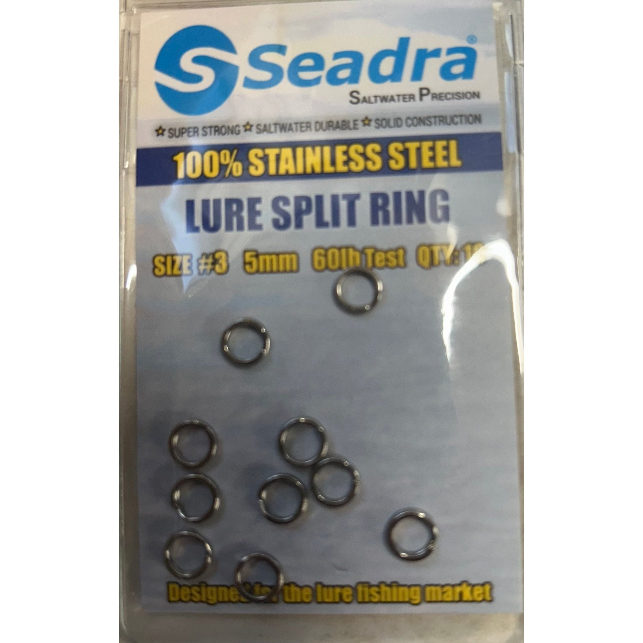 Split Rings for Bass Lures 10 pcs - Bass Lures UK