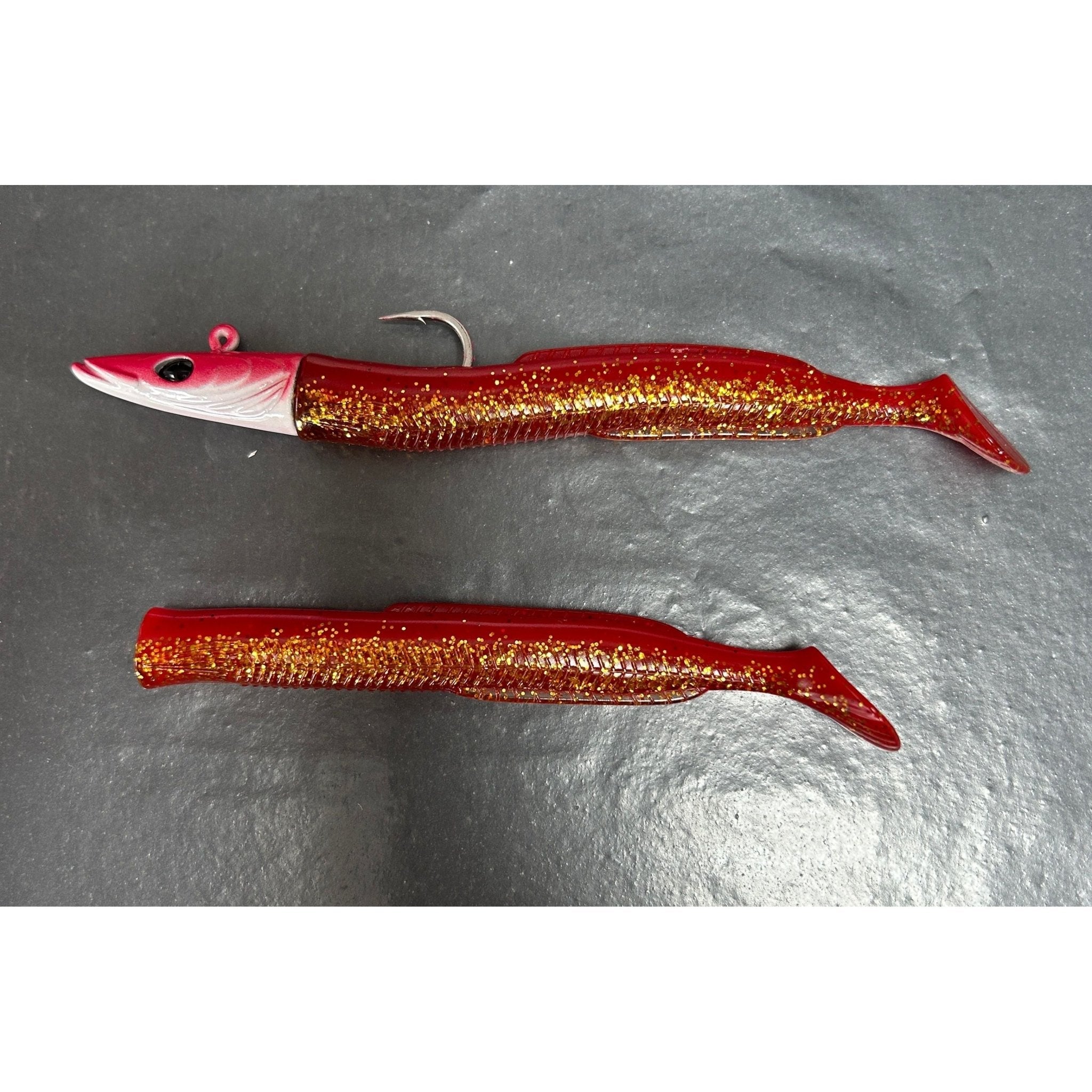 Weighted Sandeel Bass Lure 125mm 20g - Bass Lures UK