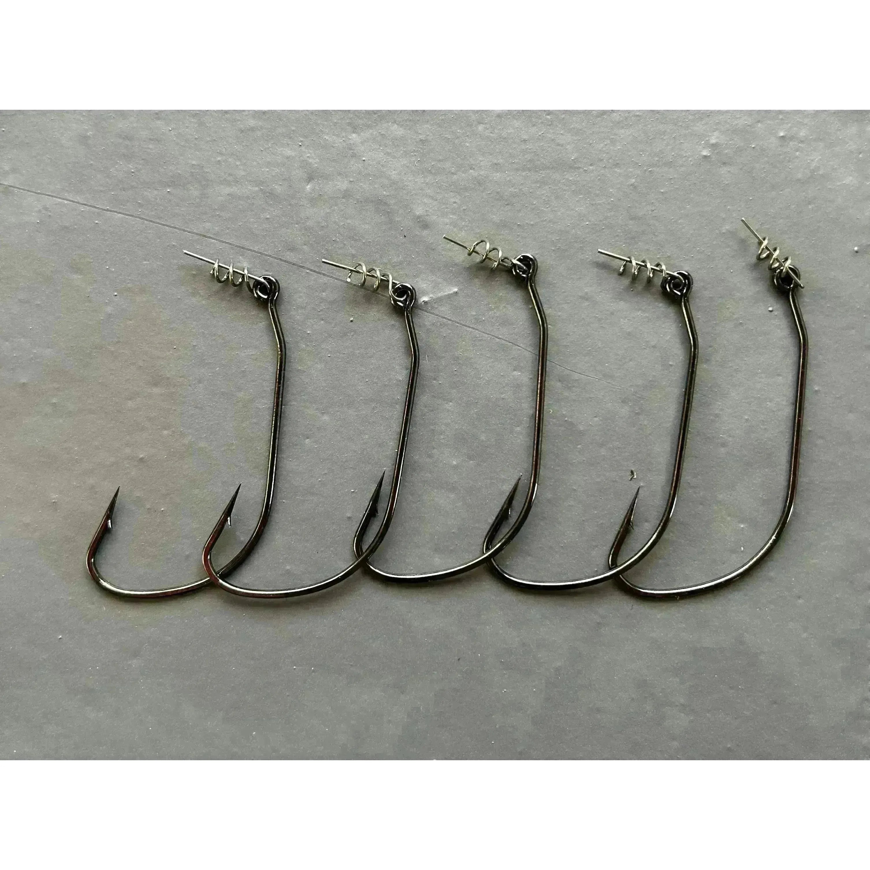 baitless fishing hooks Twistlock Weedless Bass Hooks
